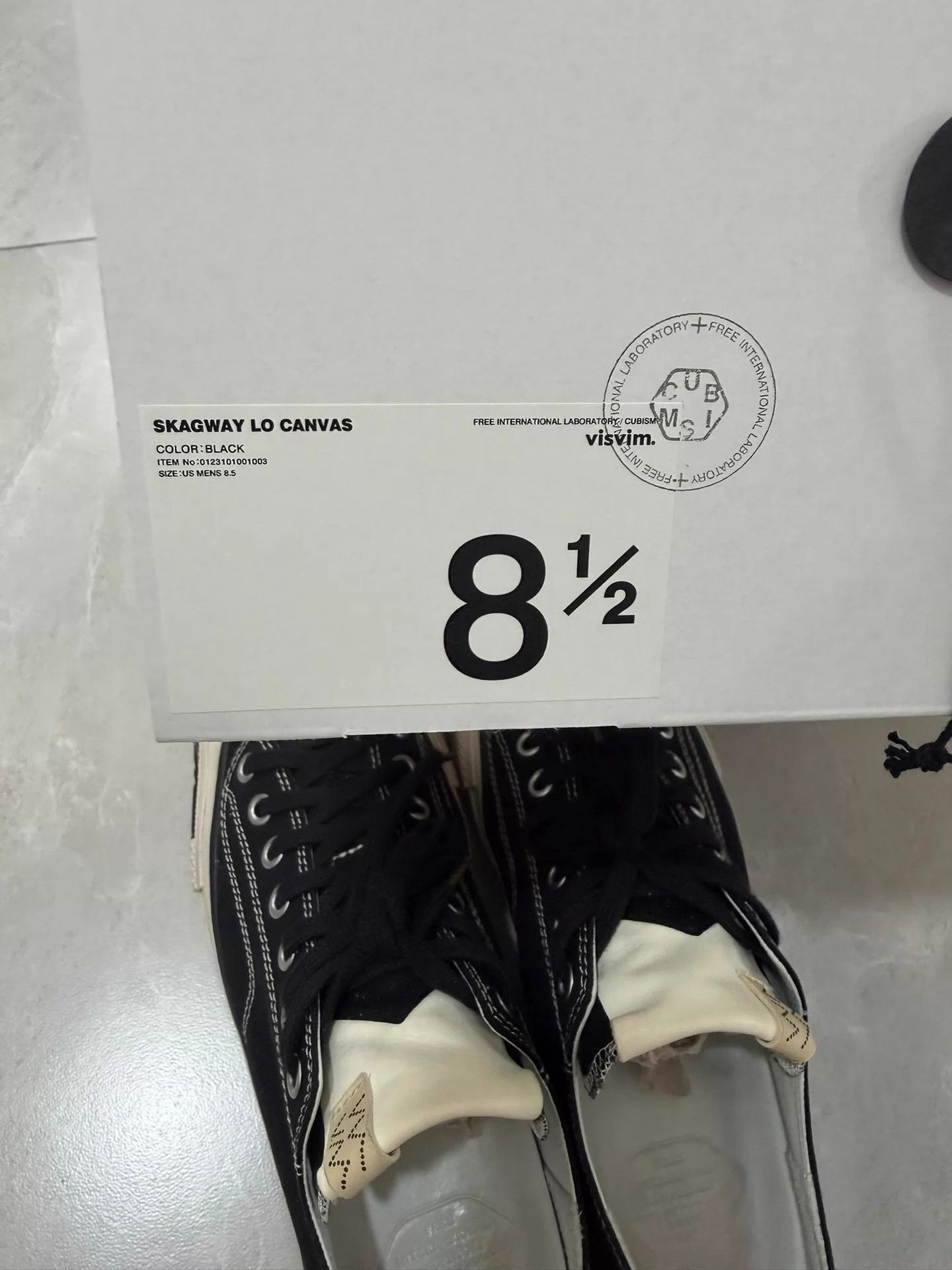 Visvim VISVIM 23 SKAGWAY LO CANVAS Black 8.5 Size US 8.5 / EU 41-42 - 2 Thumbnail