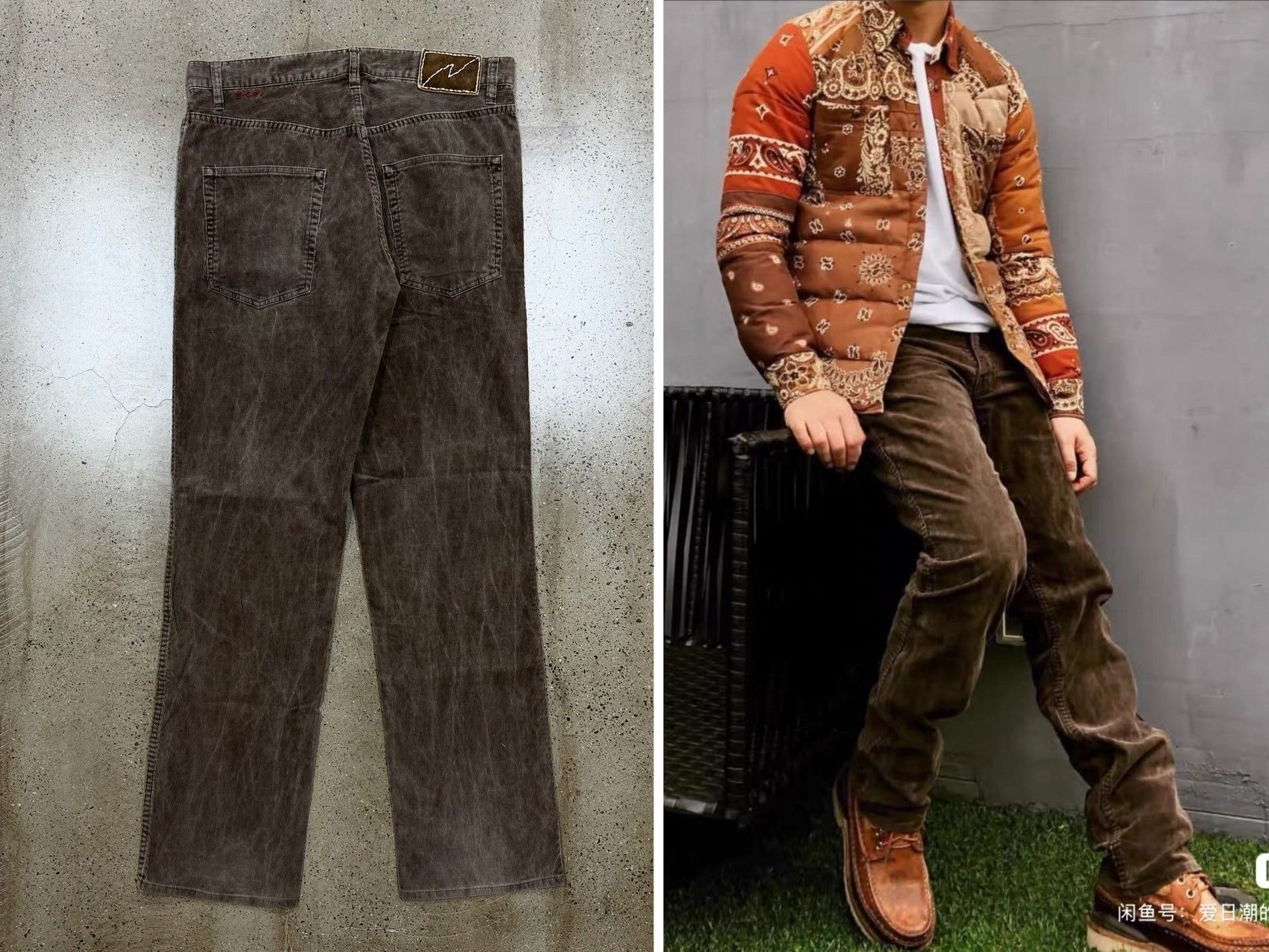 Visvim Visvim 17aw Fluxus Cords N.D. 03 Size US 28 / EU 44 - 1 Thumbnail
