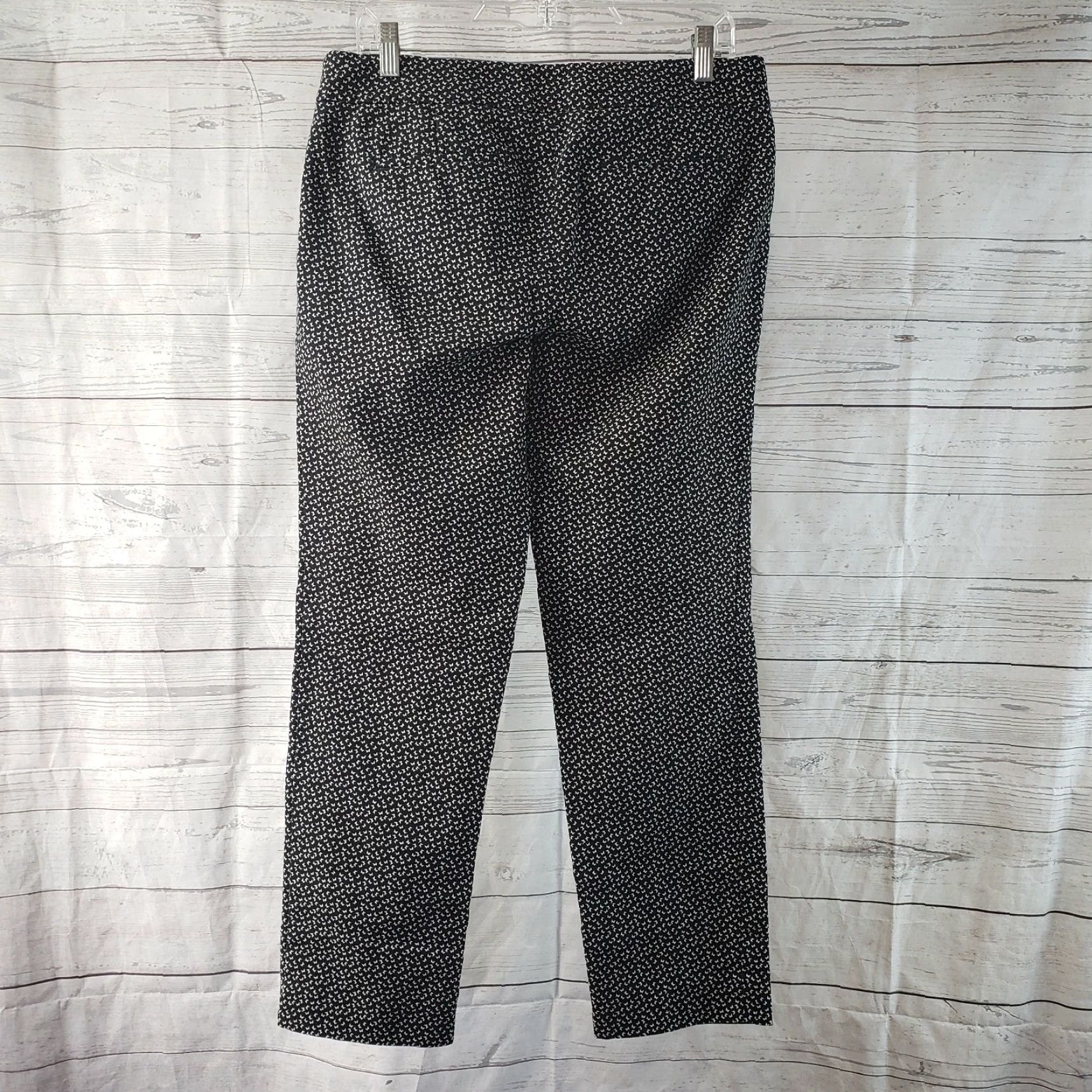 Loft LOFT Marisa Pants 8 Black Cotton Blend Mid Rise Womens Pants Woman Size 30" / US 8 / IT 44 - 3 Thumbnail