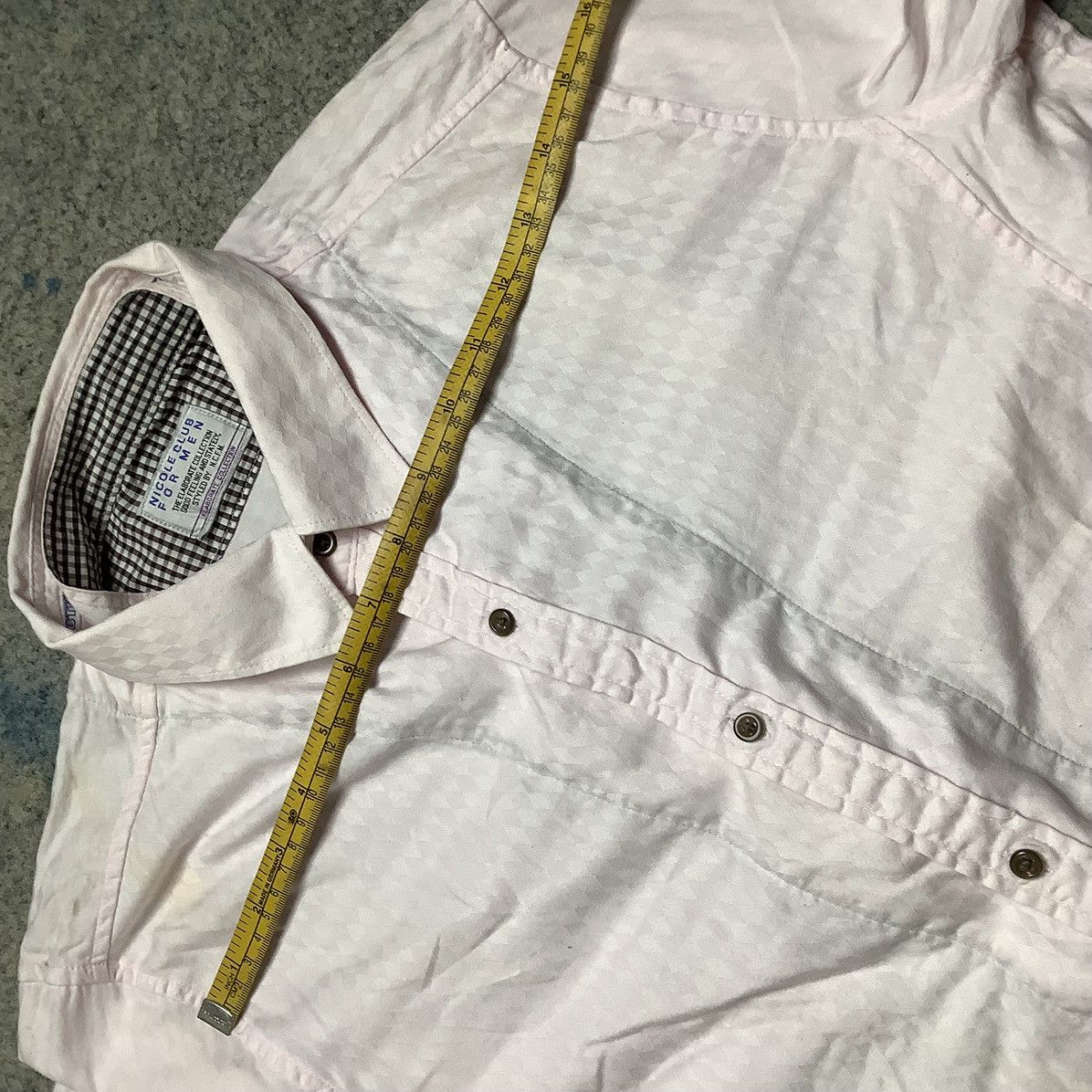 Designer × Japanese Brand × Nicole Club Nicole Club For Men Double Layer Shirt Size US L / EU 52-54 / 3 - 12 Thumbnail