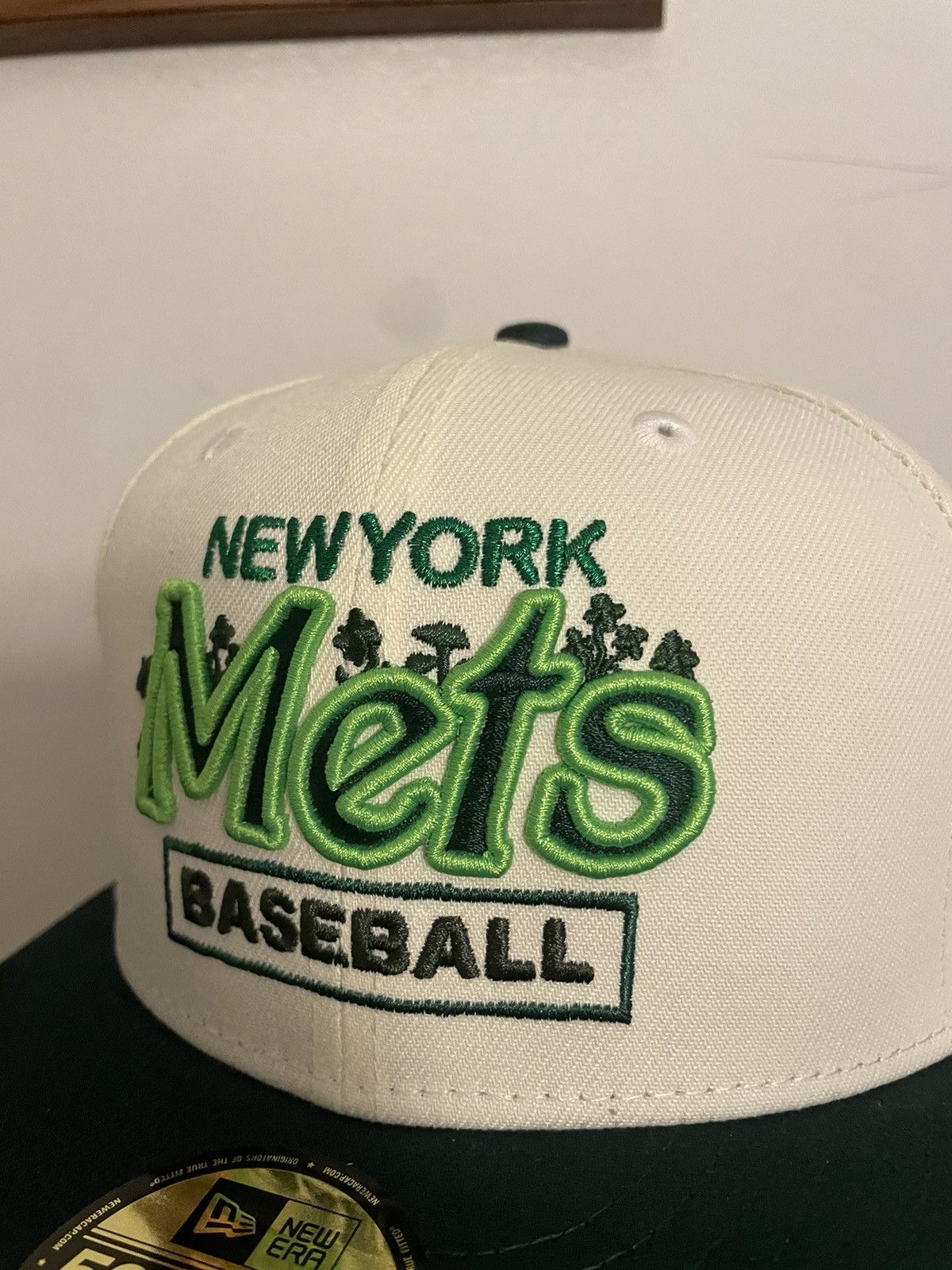 New Era Myfitteds New York Mets baseball 59fifty fitted size 7 1/4 Size ONE SIZE - 3 Thumbnail