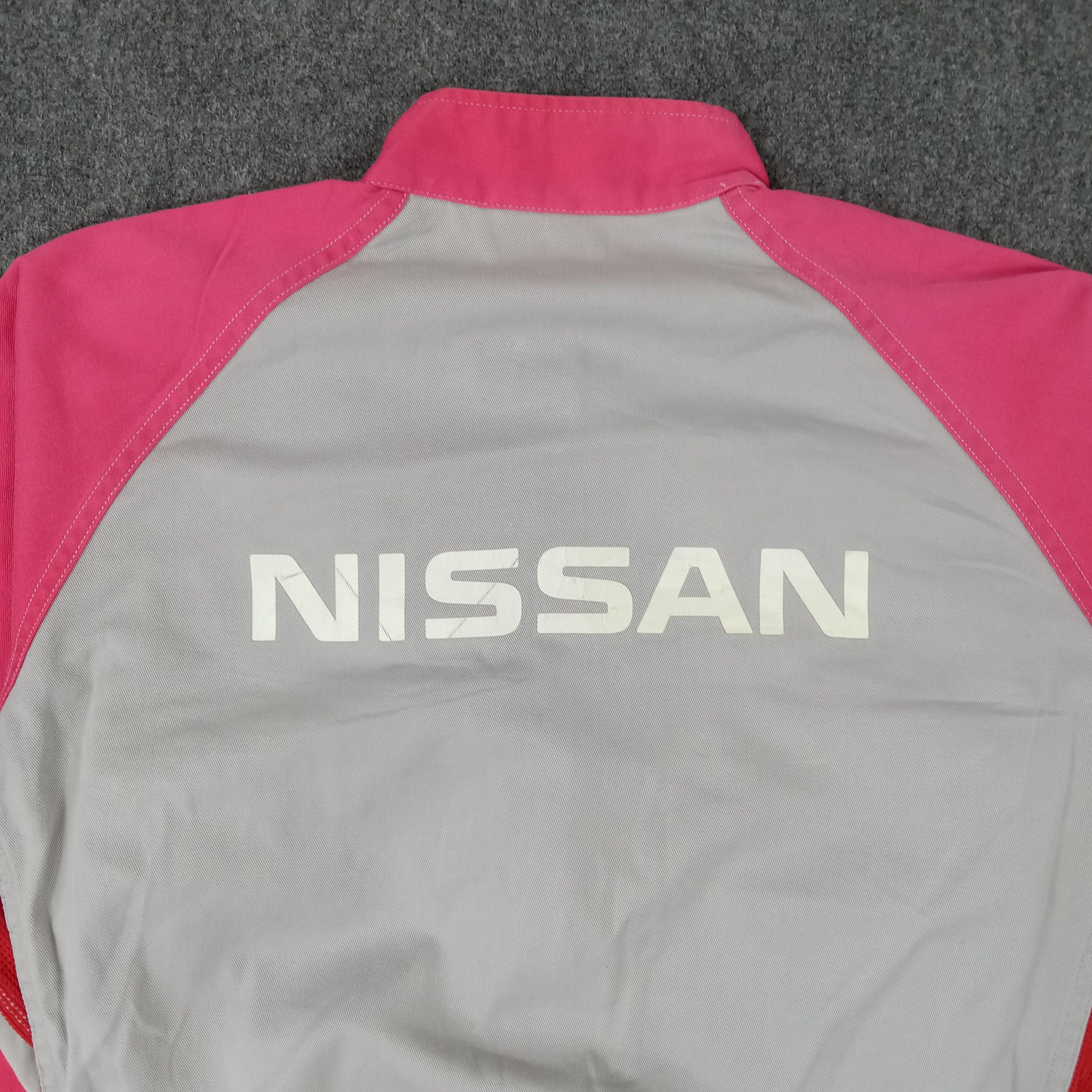 Japanese Brand × Vintage Nissan Japanese Racing Team Workwear Coverall Jacket Size US M / EU 48-50 / 2 - 2 Thumbnail