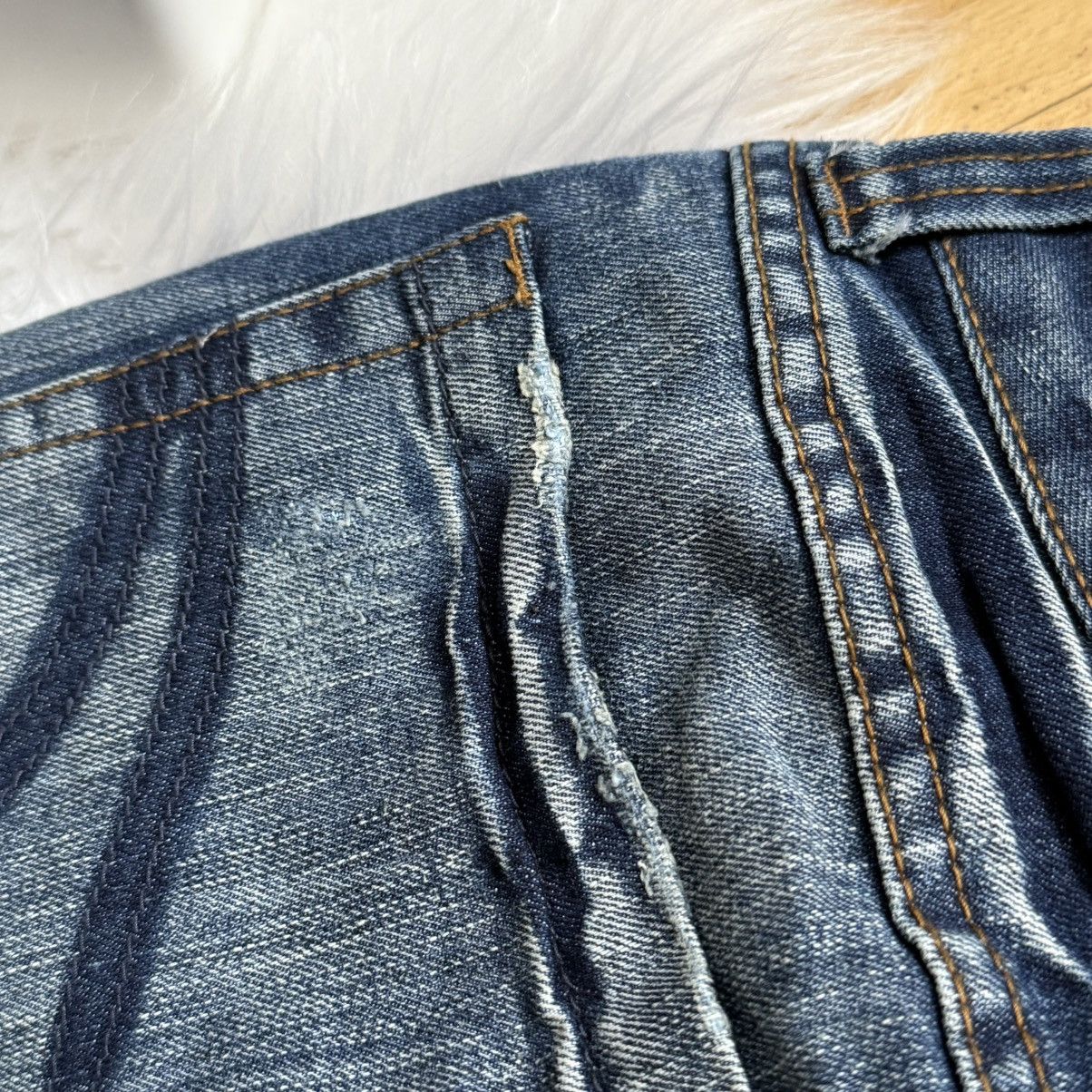 Hysteric Glamour 📌 Vintage IDPDT Y2K Bootcut Crazy Washed Jeans Size US 31 - 4 Thumbnail