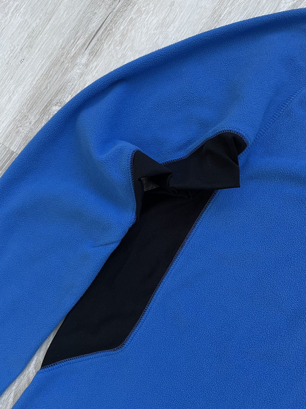 Nike × Vintage Nike Vintage Fleece Therma Fit Blue Drill Swoosh Size US M / EU 48-50 / 2 - 4 Thumbnail