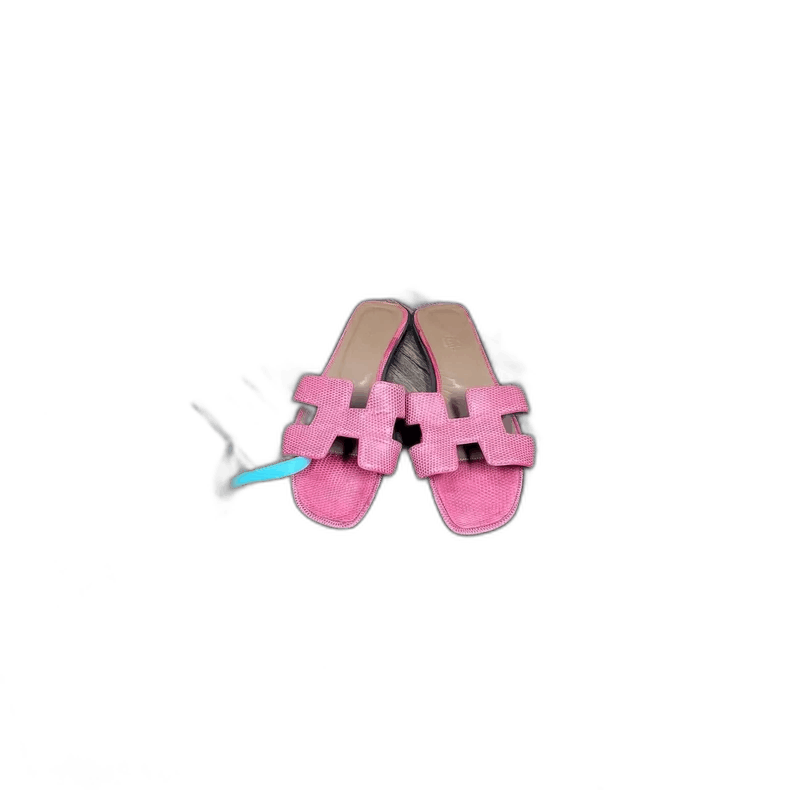 Hermes Hermes Pink Slide Sandals Size 36.5 Size US 6 / IT 36 - 1 Thumbnail