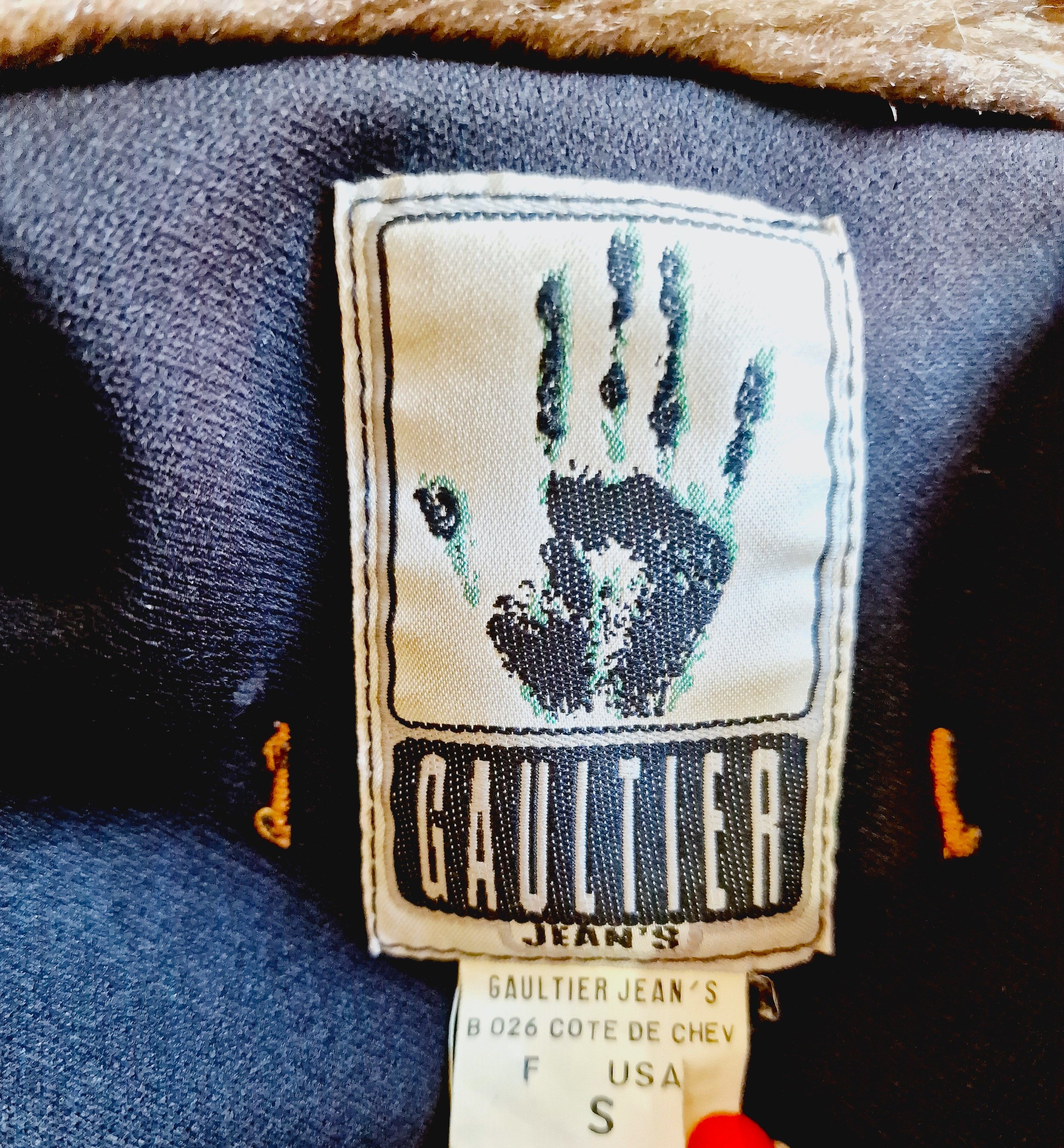 Jean Paul Gaultier Jean Paul Gaultier Denim Fake Fur Collar Crop Top Jacket Size S / US 4 / IT 40 - 15 Thumbnail
