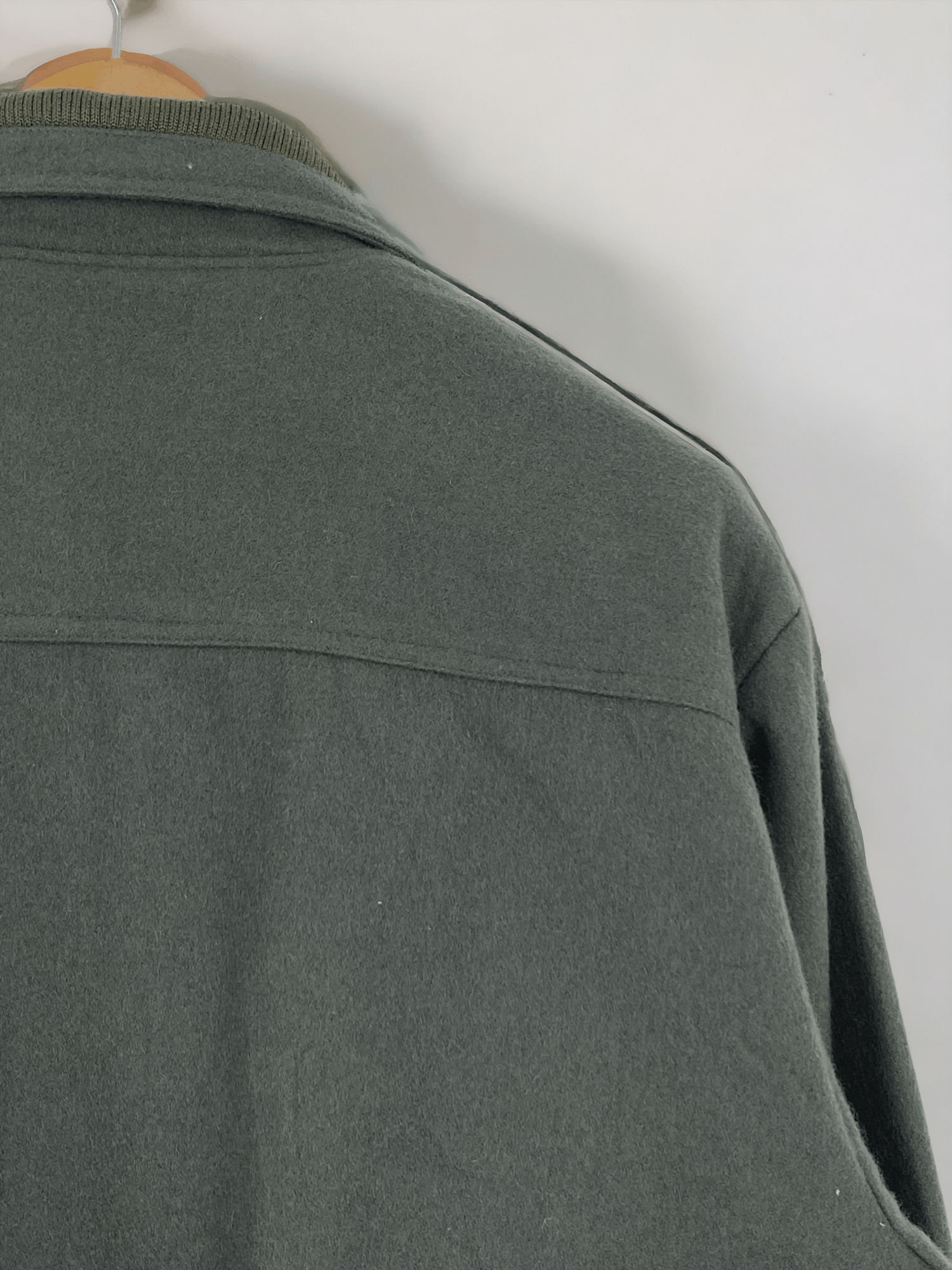 Japanese Brand Vintage 90s Japanese Brand Zipper Up Wool Jacket JA0039 Size US XXL / EU 58 / 5 - 10 Thumbnail