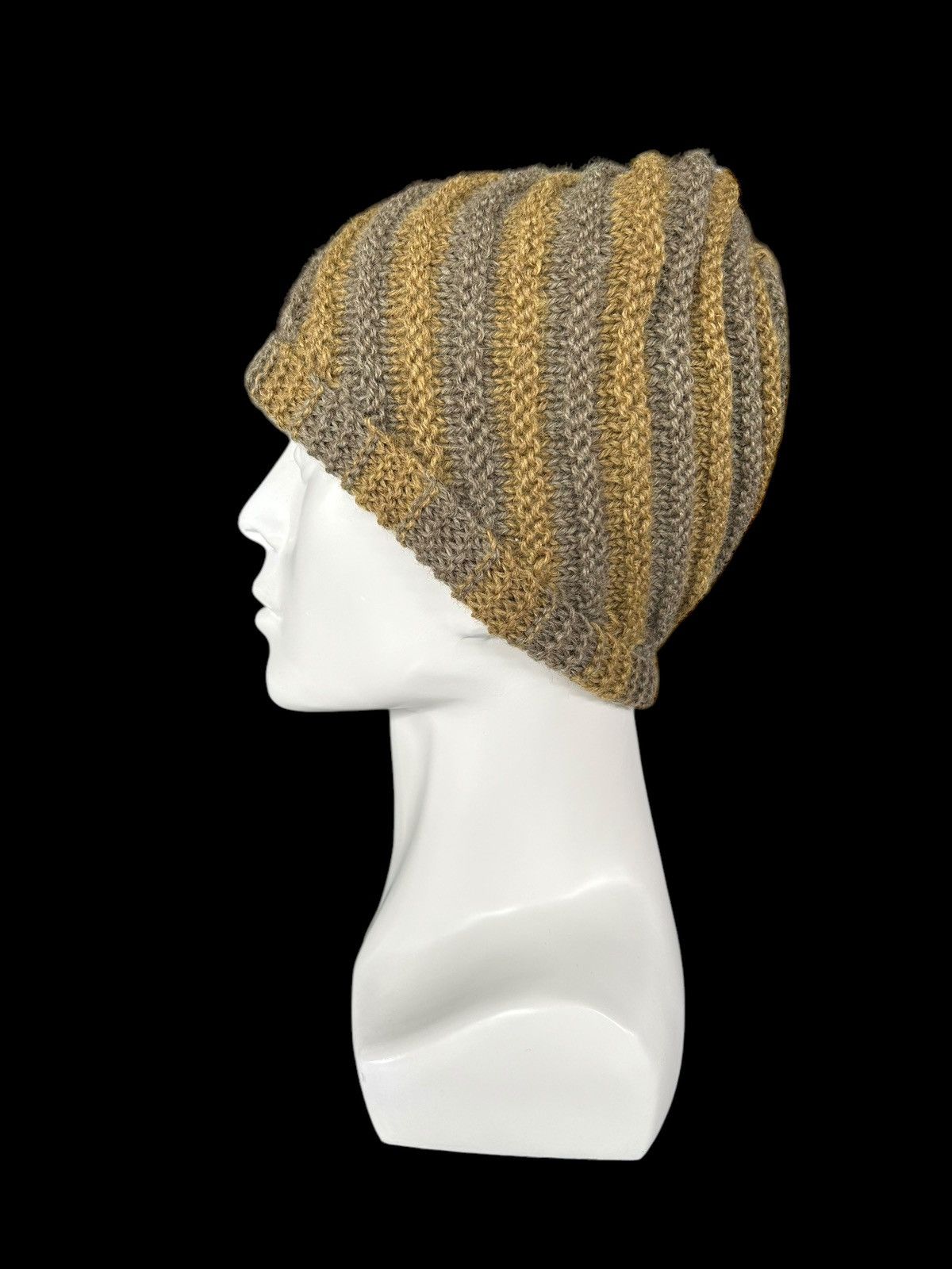 Japanese Brand × Kapital × Vintage Crochet Knotted handmade Beanie Hats Rare ☠️☠️ Size ONE SIZE - 2 Thumbnail