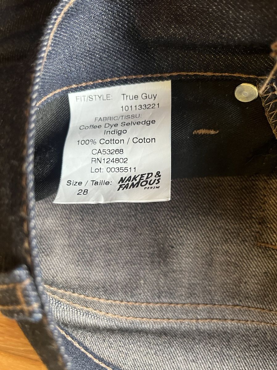 Naked & Famous True Guy Coffee Dye Naked & Famous Size US 30 / EU 46 - 6 Thumbnail