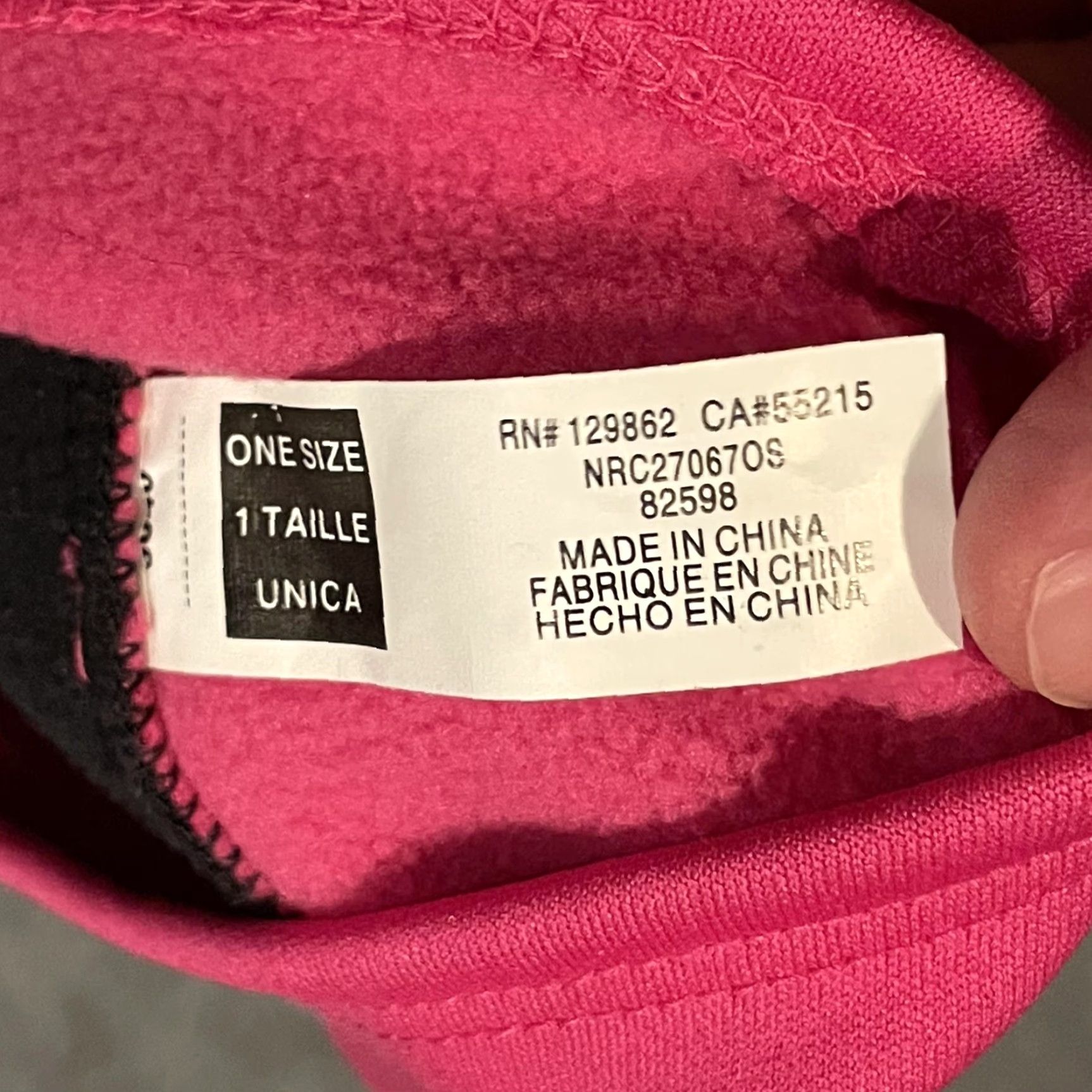 Nike Nike Thermal Fleece Lined Skull Cap Beanie Women Black Pink Ponytail Hole Running Training Winter Reflective Swoosh Logo One Size Adult Womens Size ONE SIZE - 6 Thumbnail