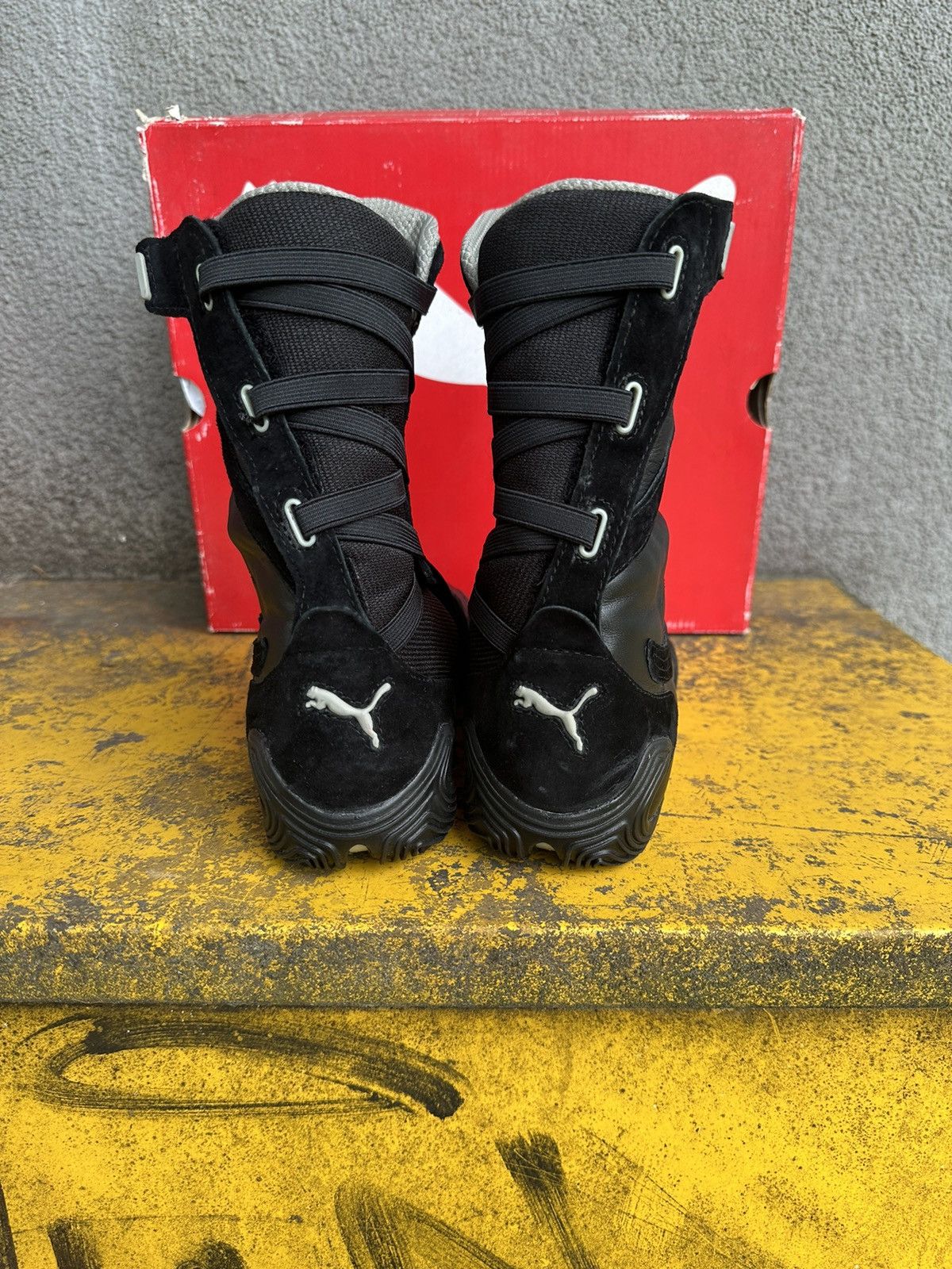 Puma Puma Slidre mid moto shoes vintage archive mostro Size US 10 / IT 40 - 4 Thumbnail