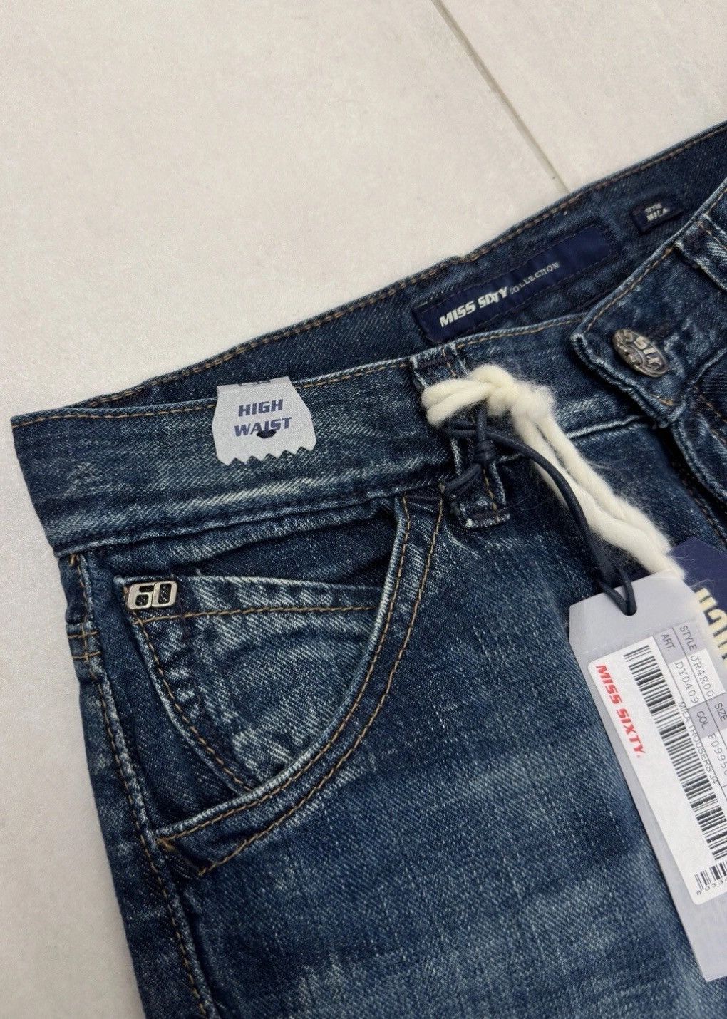 Miss Sixty DDP NEW Miss Sixty 60 Jeans Baggy Mila High Waist Flared y2k Size 30" / US 8 / IT 44 - 15 Thumbnail