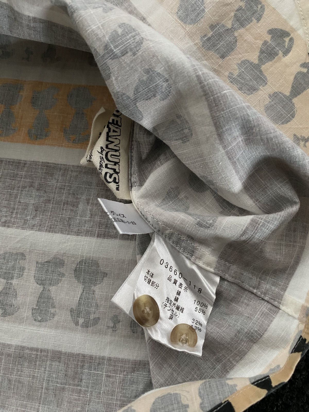 Jean Charles De Castelbajac Castelbajac x Peanuts Fullprint shirt button Size US L / EU 52-54 / 3 - 11 Thumbnail