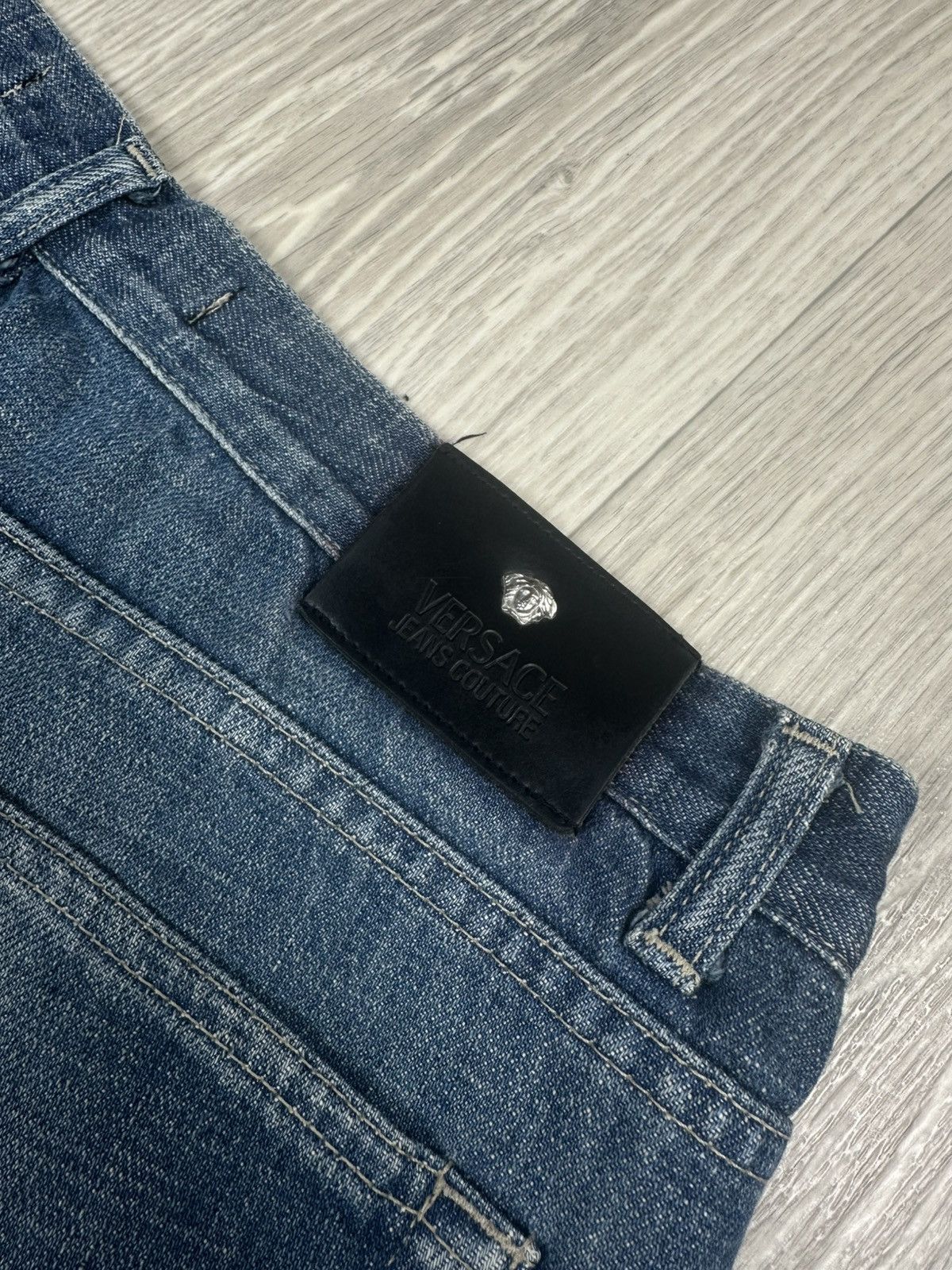 Versace × Versace Jeans Couture Baggy Versace Jeans Couture Distressed Denim Pants Size US 40 / EU 56 - 14 Thumbnail