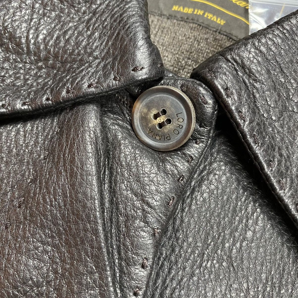 Loro Piana Loro Piana Deer Leather With Cashmere Lined Jacket Size US M / EU 48-50 / 2 - 8 Thumbnail