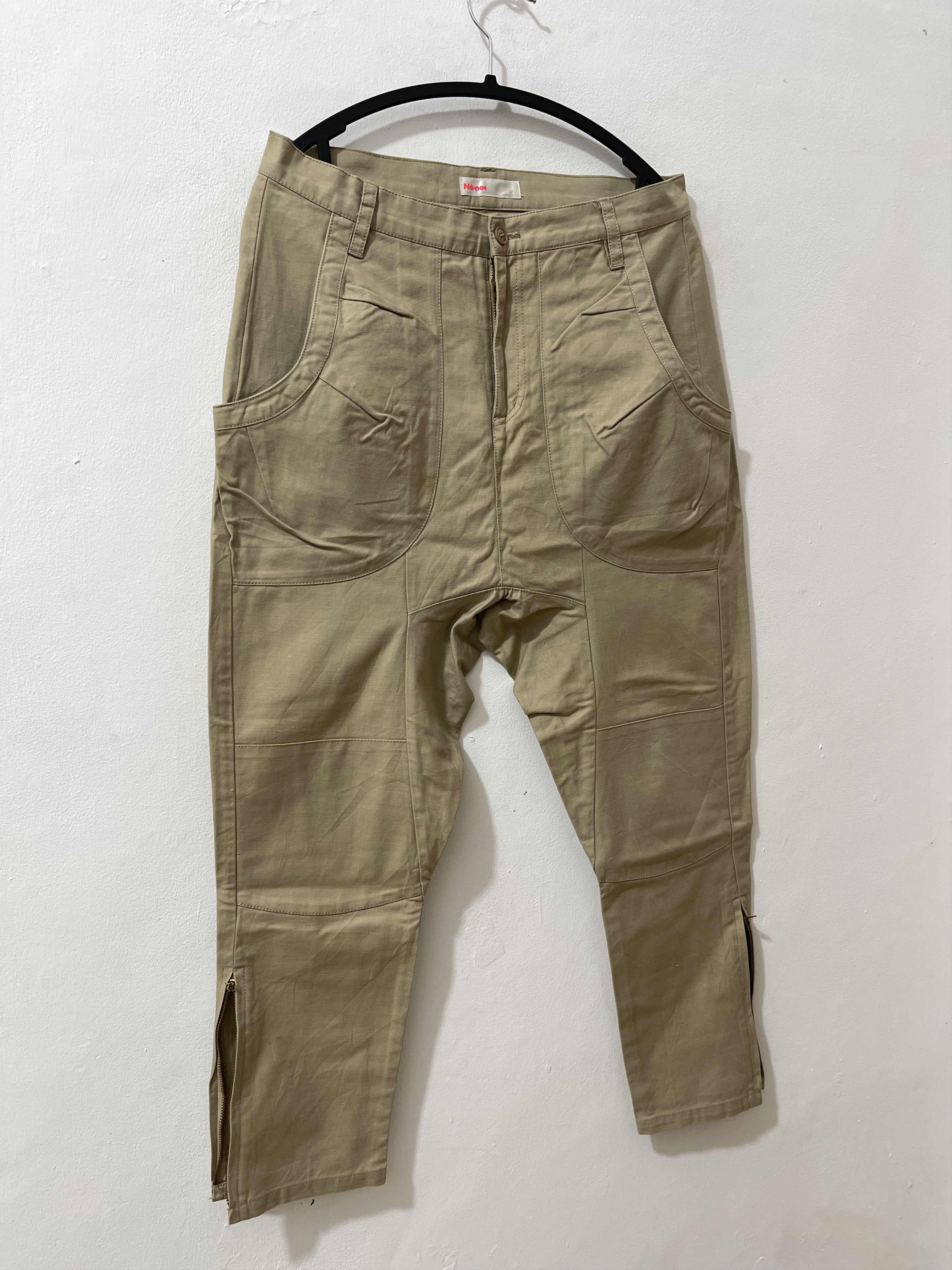 Ne-Net Ne-Net Issey Miyake Japan Archive Double Knee Pants Size US 32 / EU 48 - 3 Thumbnail