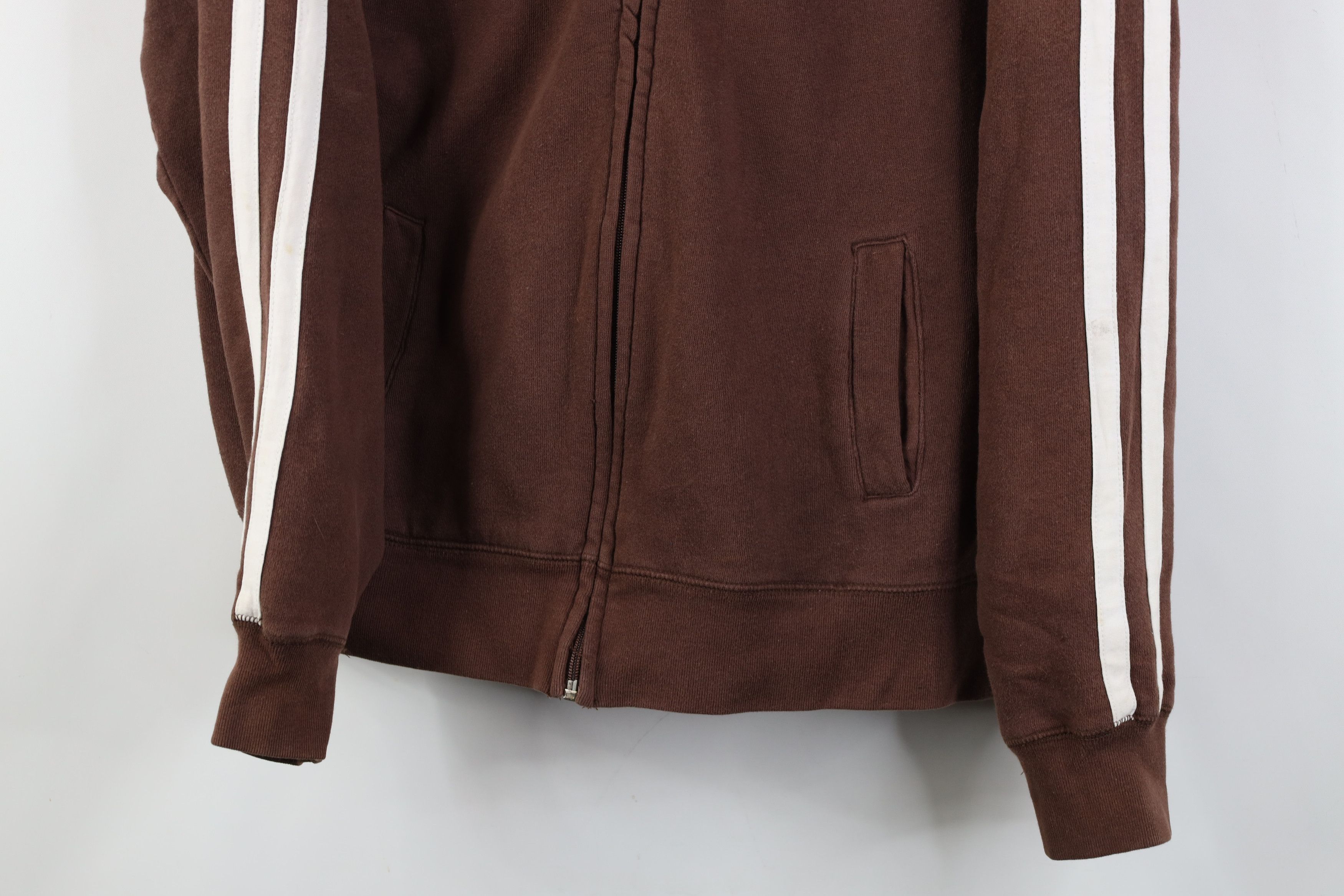 Aeropostale Vintage 90s Y2K Aeropostale Full Zip Sweatshirt Jacket Brown Size US M / EU 48-50 / 2 - 3 Thumbnail