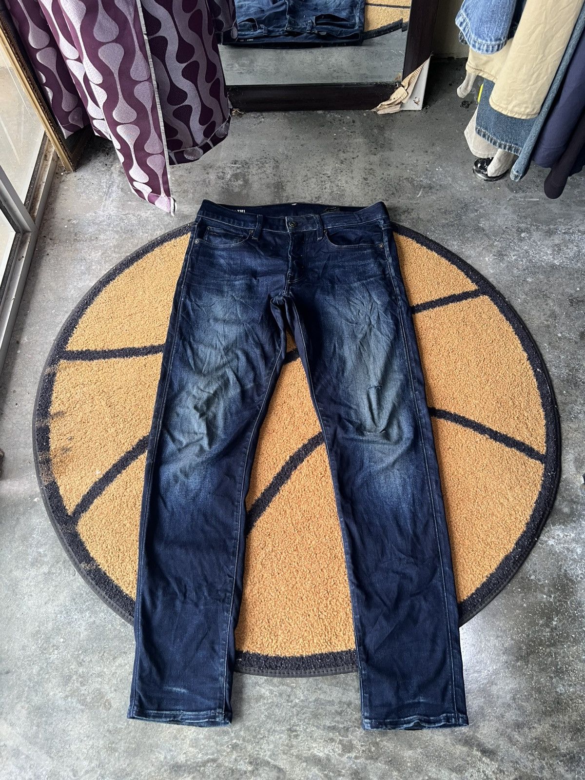 G-Star 🔥G Star Raw 3301 Slim Distressed Denim Size US 33 - 1 Thumbnail