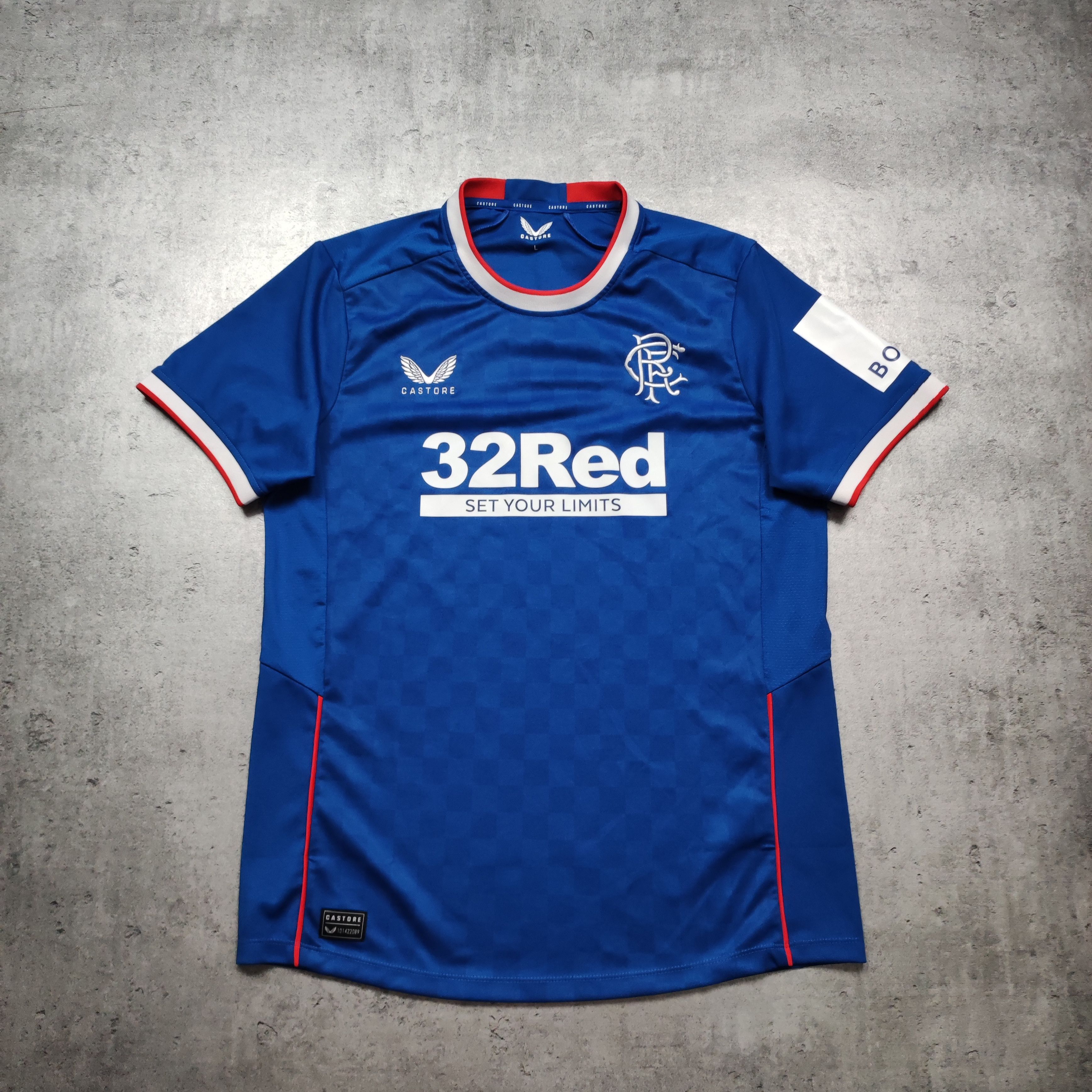 Vintage Glasgow Rangers Football 2023 Castore Home Jersey Size US L / EU 52-54 / 3 - 2 Thumbnail