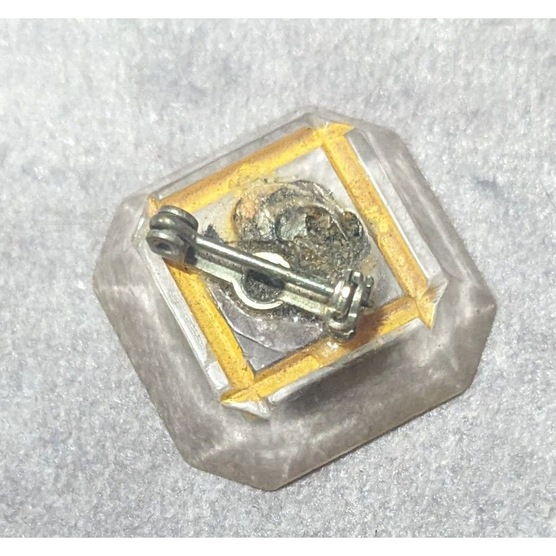 Other Vintage Floral Lucite 3D Encased Pansy Brooch Size ONE SIZE - 4 Thumbnail