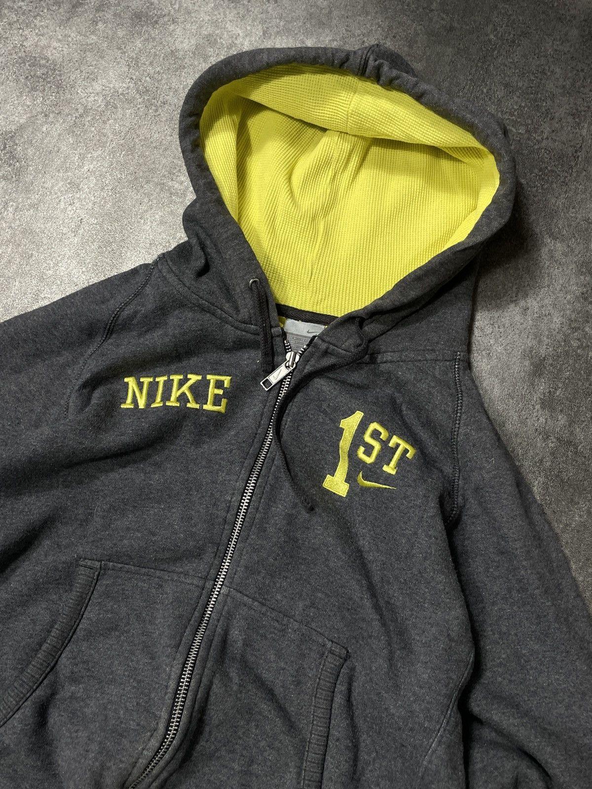 Nike 🔥Offers🔥Nike Vintage Y2K Hoodie Zip Rare Boxy Fit Swoosh Size S / US 4 / IT 40 - 3 Thumbnail