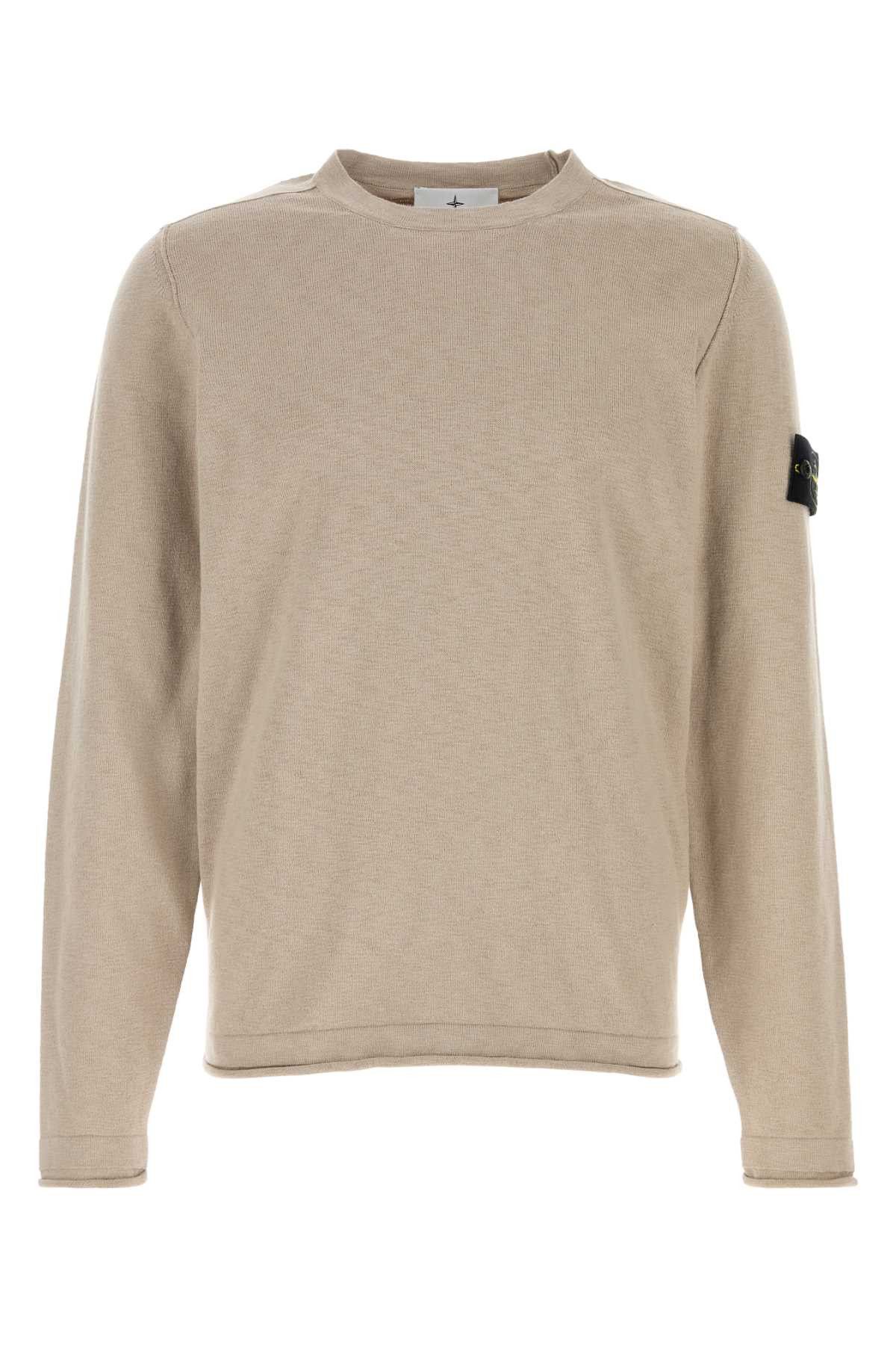Stone Island Cappuccino Cotton Blend Sweater Size US XL / EU 56 / 4 - 1 Thumbnail