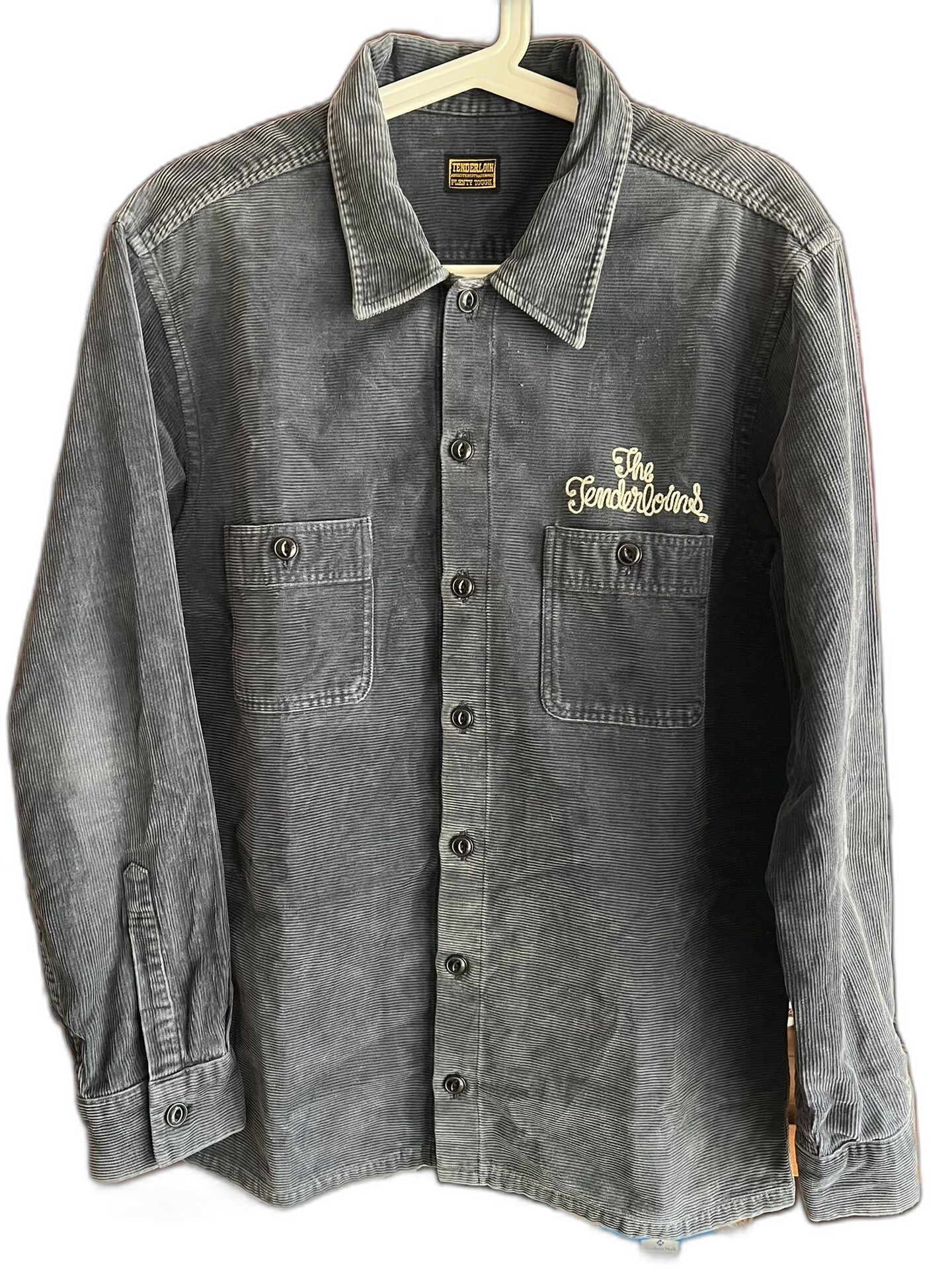 Tenderloin Tenderloin Indigo Corduroy Work Shirt Size US S / EU 44-46 / 1 - 1 Thumbnail