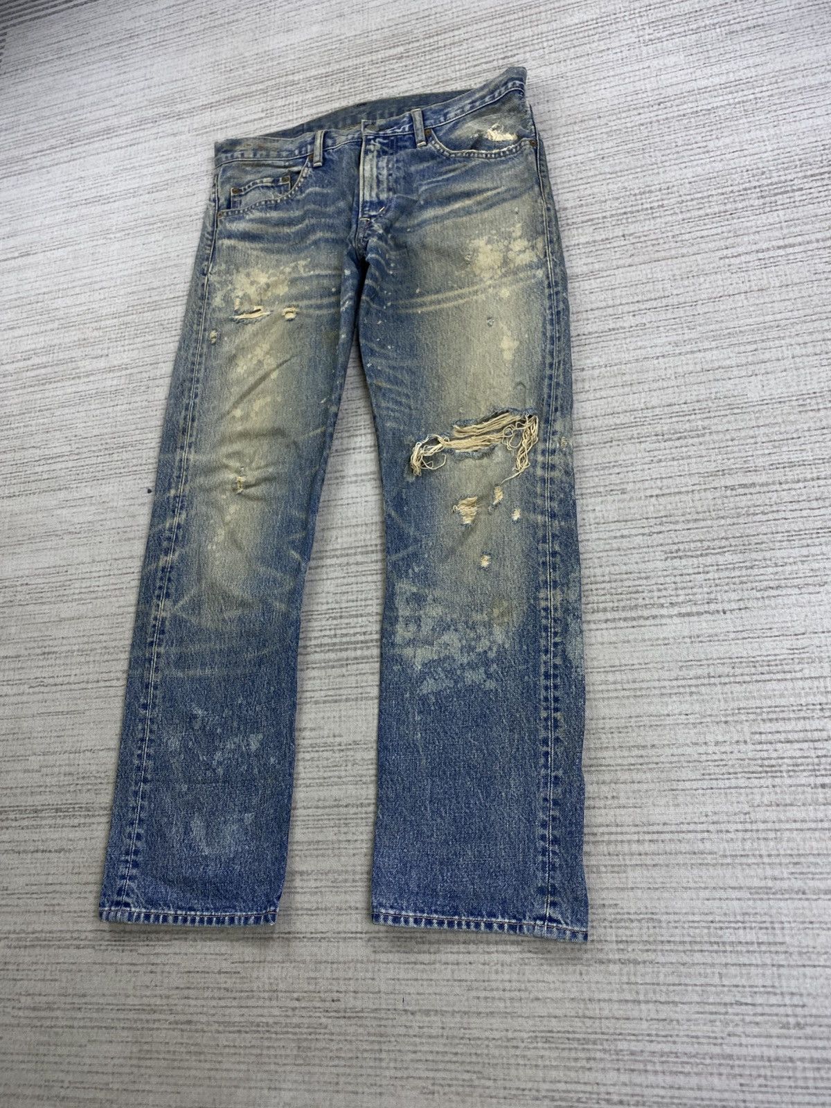 Hysteric Glamour × Native × Vintage Vintage RNA Native Distressed Denim Jeans Size US 34 / EU 50 - 4 Thumbnail