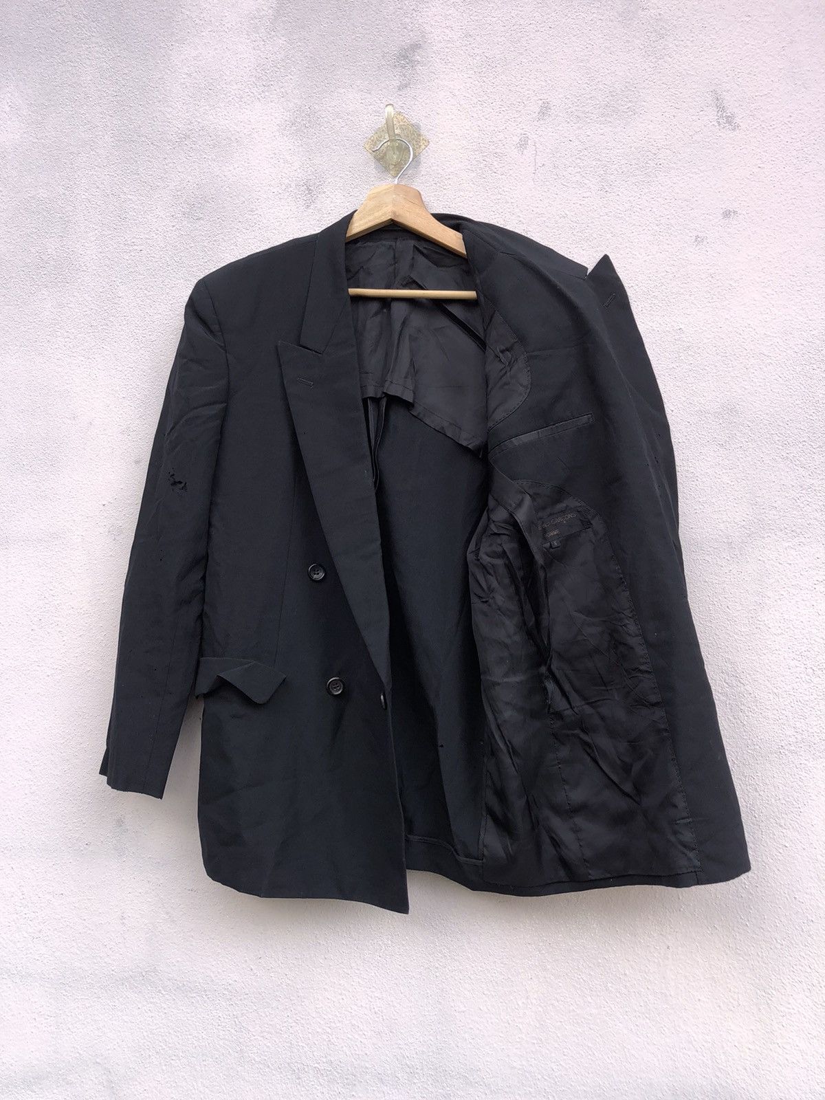 Comme des Garcons Comme des Garçons Distressed Blazer Jacket Size 40R - 17 Thumbnail