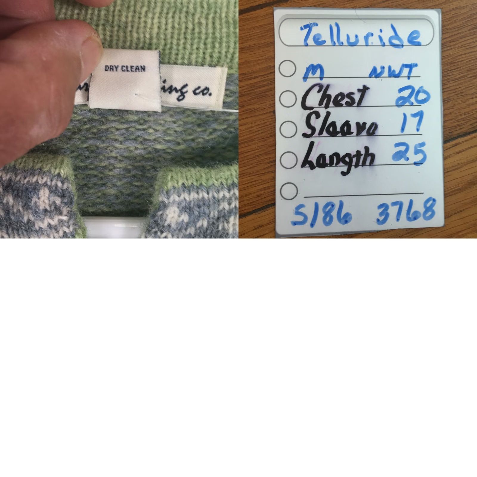 CO VINTAGE Telluride Clothing Co Nordic Wool Cardigan Sweater Womens Medium Green Casual 90s Size M / US 6-8 / IT 42-44 - 8 Thumbnail