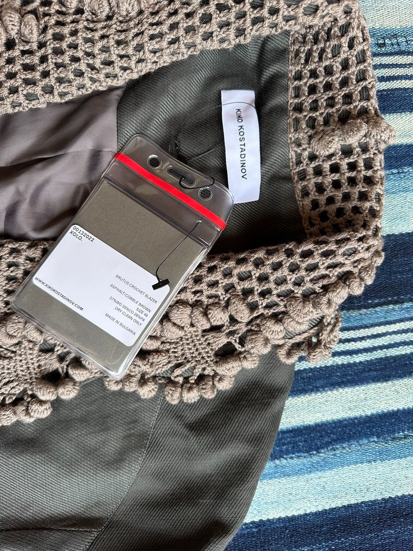Kiko Kostadinov KIKO KOSTADINOV CROCHET BLAZER 48/M Size US M / EU 48-50 / 2 - 7 Thumbnail