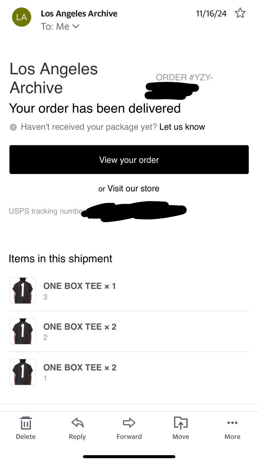 Gosha Rubchinskiy Size 1 Yeezy One Box Tee Shirt Yzy Vultures Tour Merch Size US S / EU 44-46 / 1 - 11 Thumbnail
