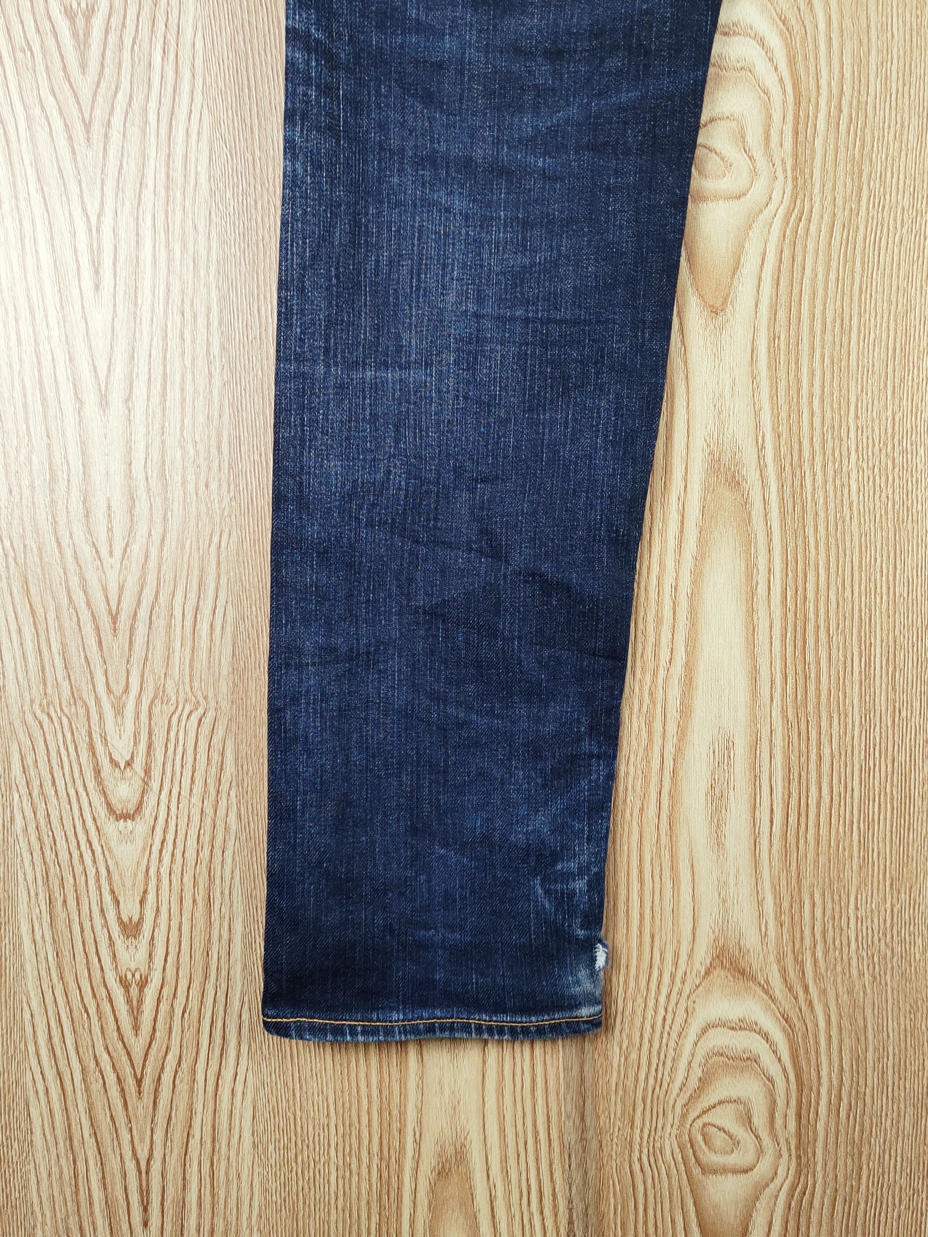 Levi's 510 Levi's Dark Blue Distressed Ripped Skinny Jeans #S2711 Size US 31 - 12 Thumbnail