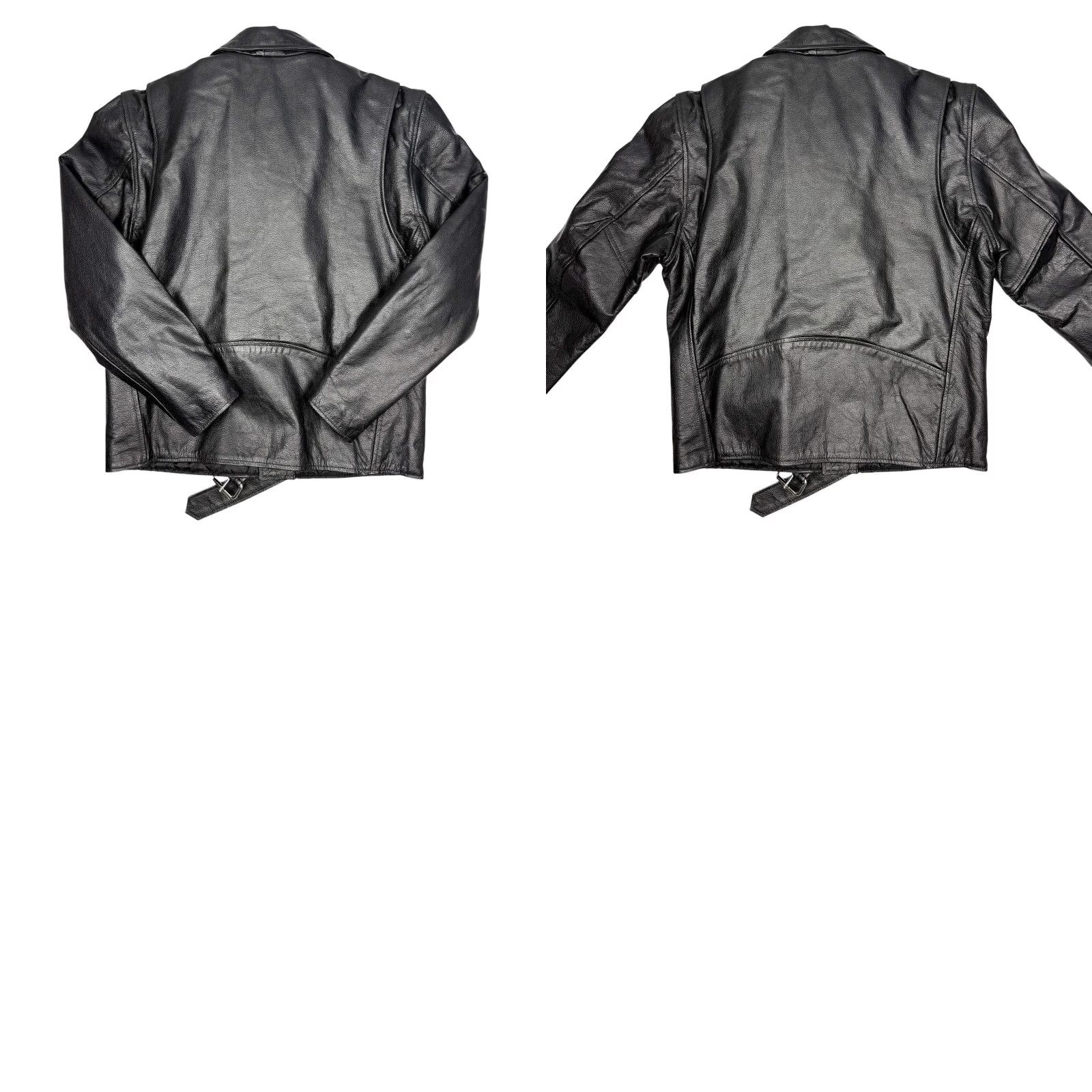 Vintage Milwaukee Leather Black Classic Police Motorcycle Leather Jacket Mens L Size US L / EU 52-54 / 3 - 8 Thumbnail