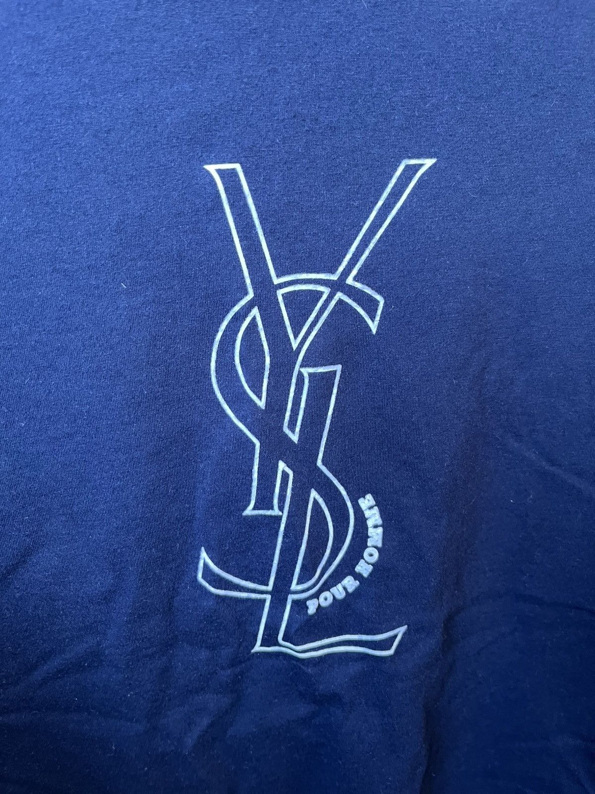 Vintage × Yves Saint Laurent YSL T SHIRT SIZE M Size US XL / EU 56 / 4 - 2 Thumbnail
