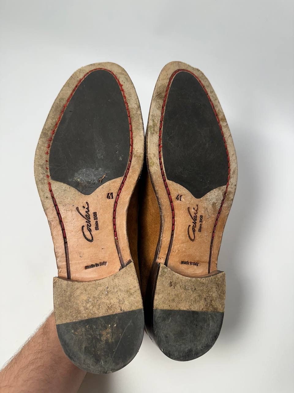 Corvari Brown Suede HandMade Italy Oxford Dress Shoes