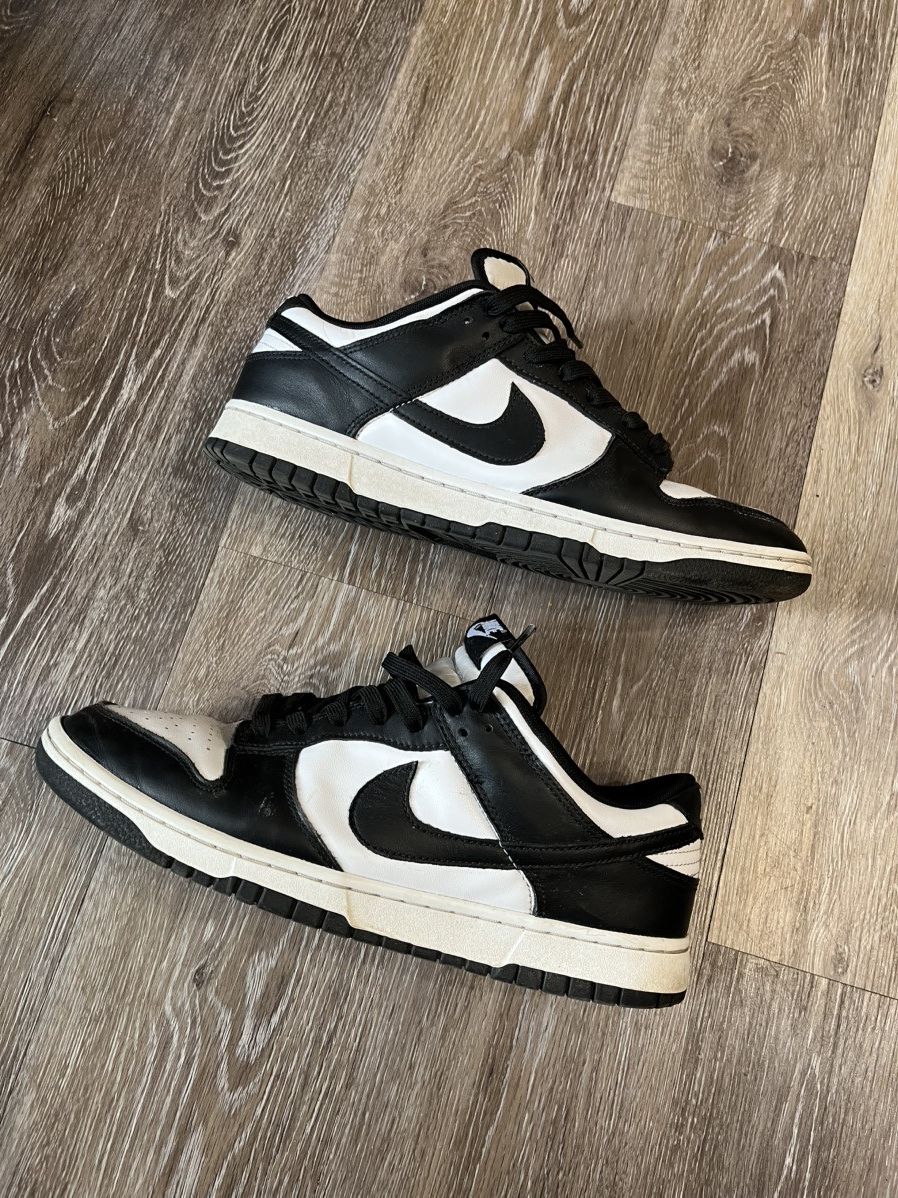 Nike Nike Dunks Black/White Panda With Box Size US 11.5 / EU 44-45 - 2 Thumbnail