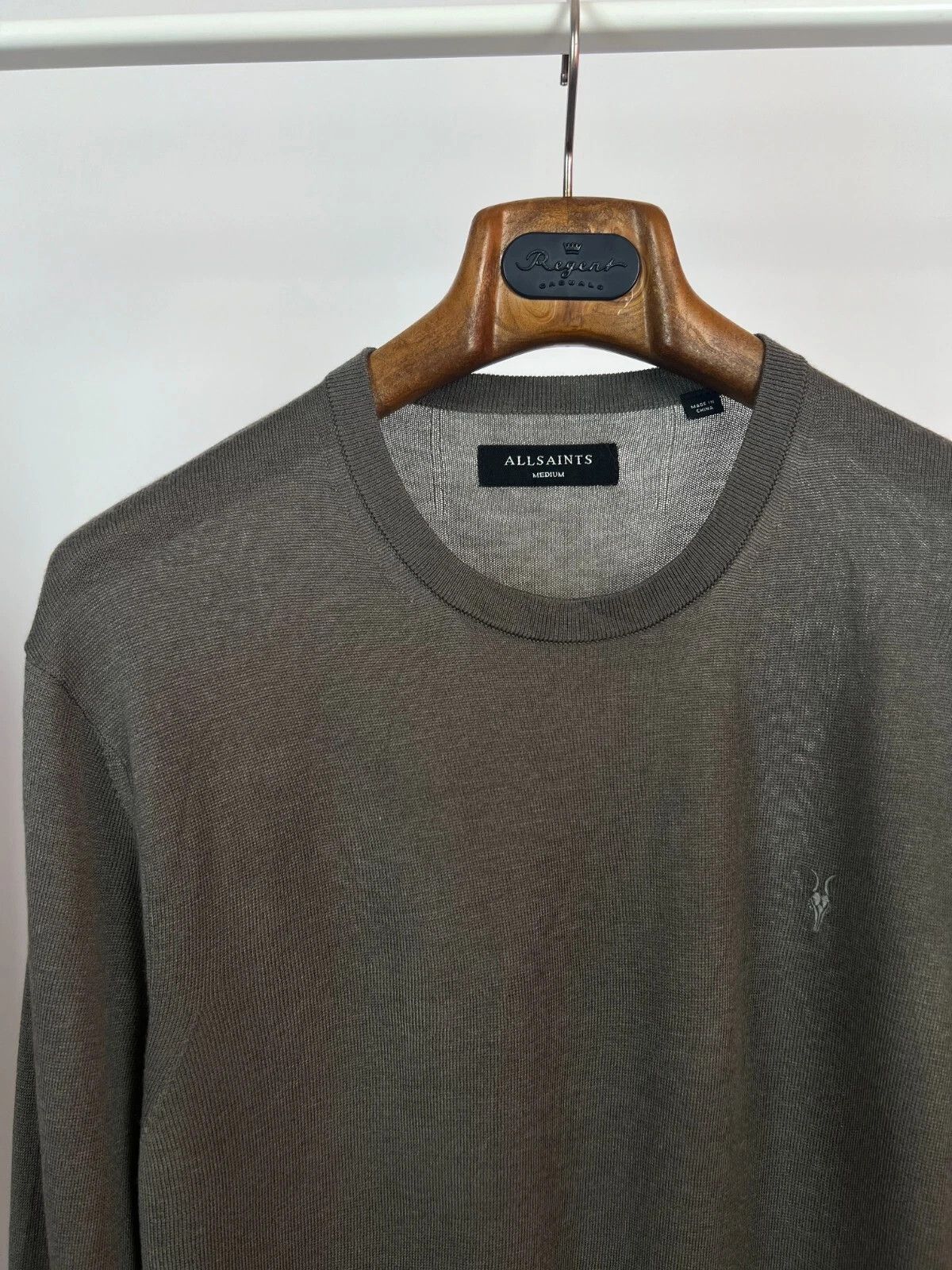 Allsaints ALLSAINTS Medium Nomo Crew Knit Ramskull Sweater Casual Size US M / EU 48-50 / 2 - 4 Thumbnail