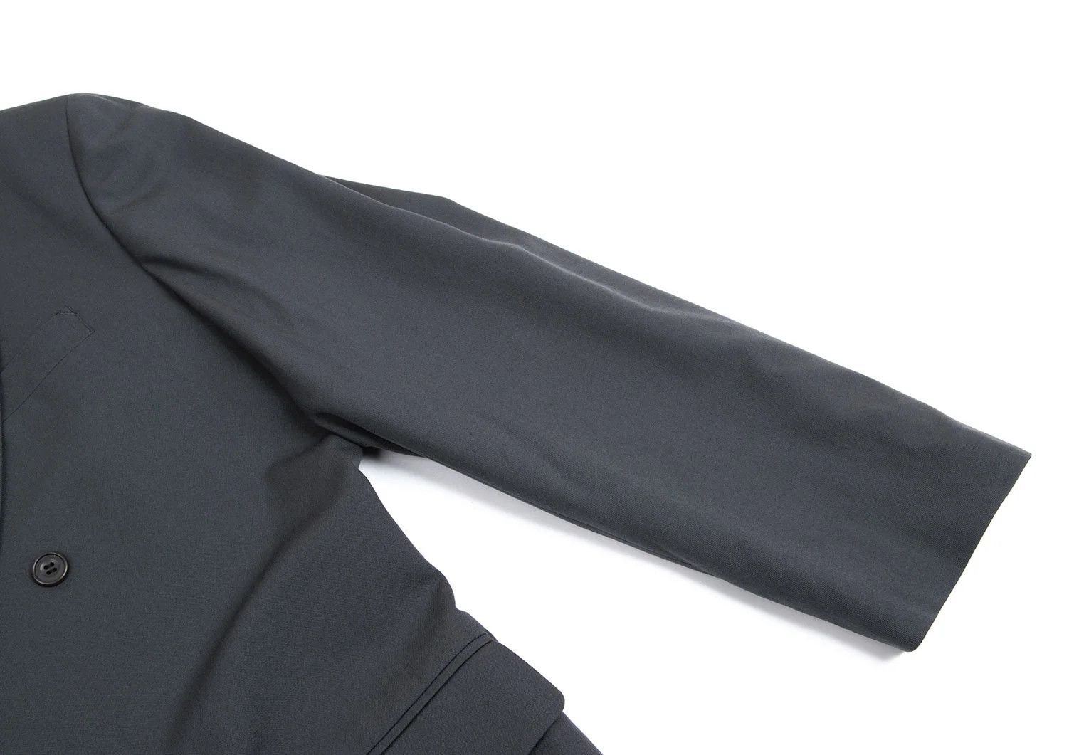 Jean Paul Gaultier Wool Gabardine Double Jacket in Grey Size 50 Size US M / EU 48-50 / 2 - 5 Thumbnail