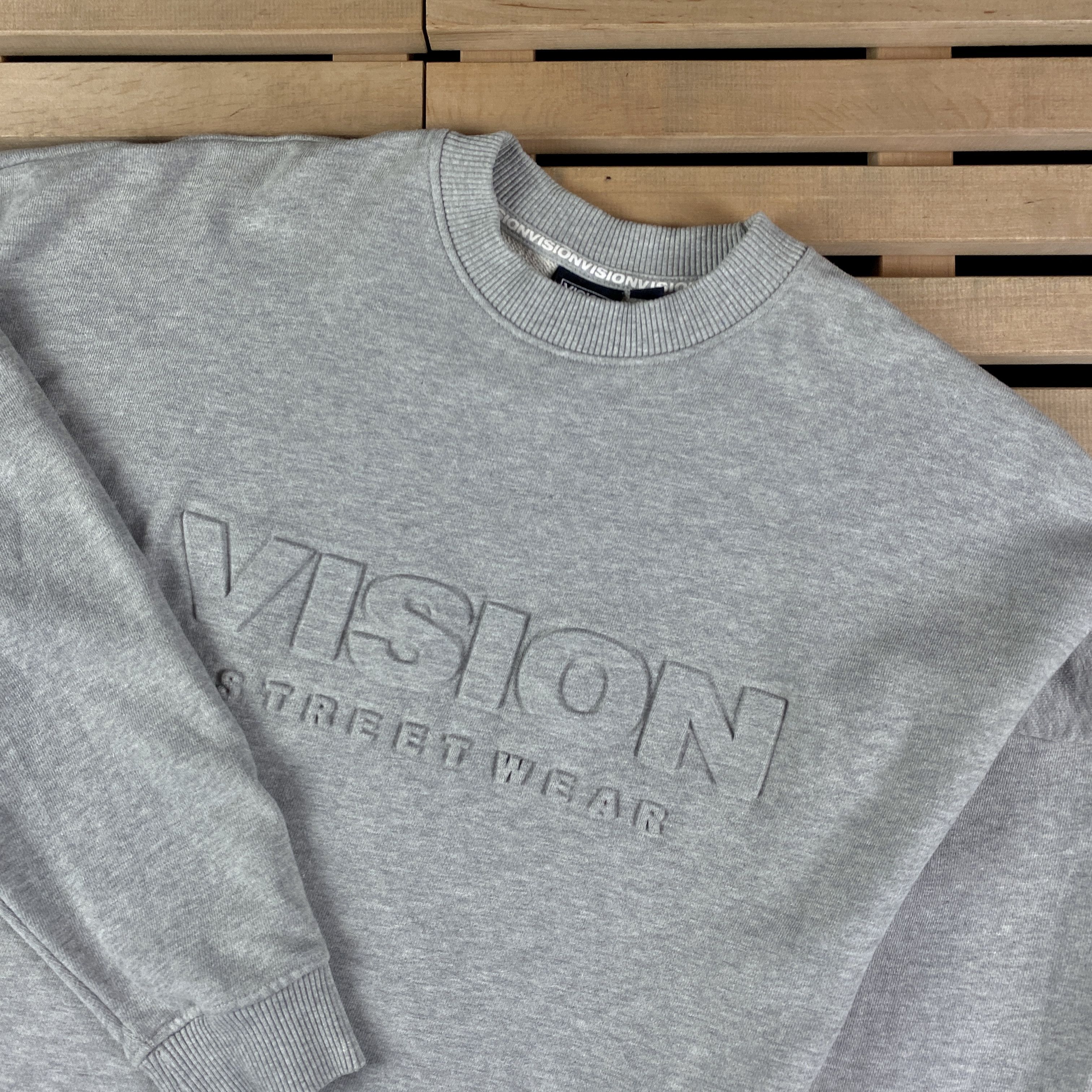 Vision Streetwear Mens Sweatshirts Vision Street Wear Big Logo Size S Cotton Size US S / EU 44-46 / 1 - 2 Thumbnail