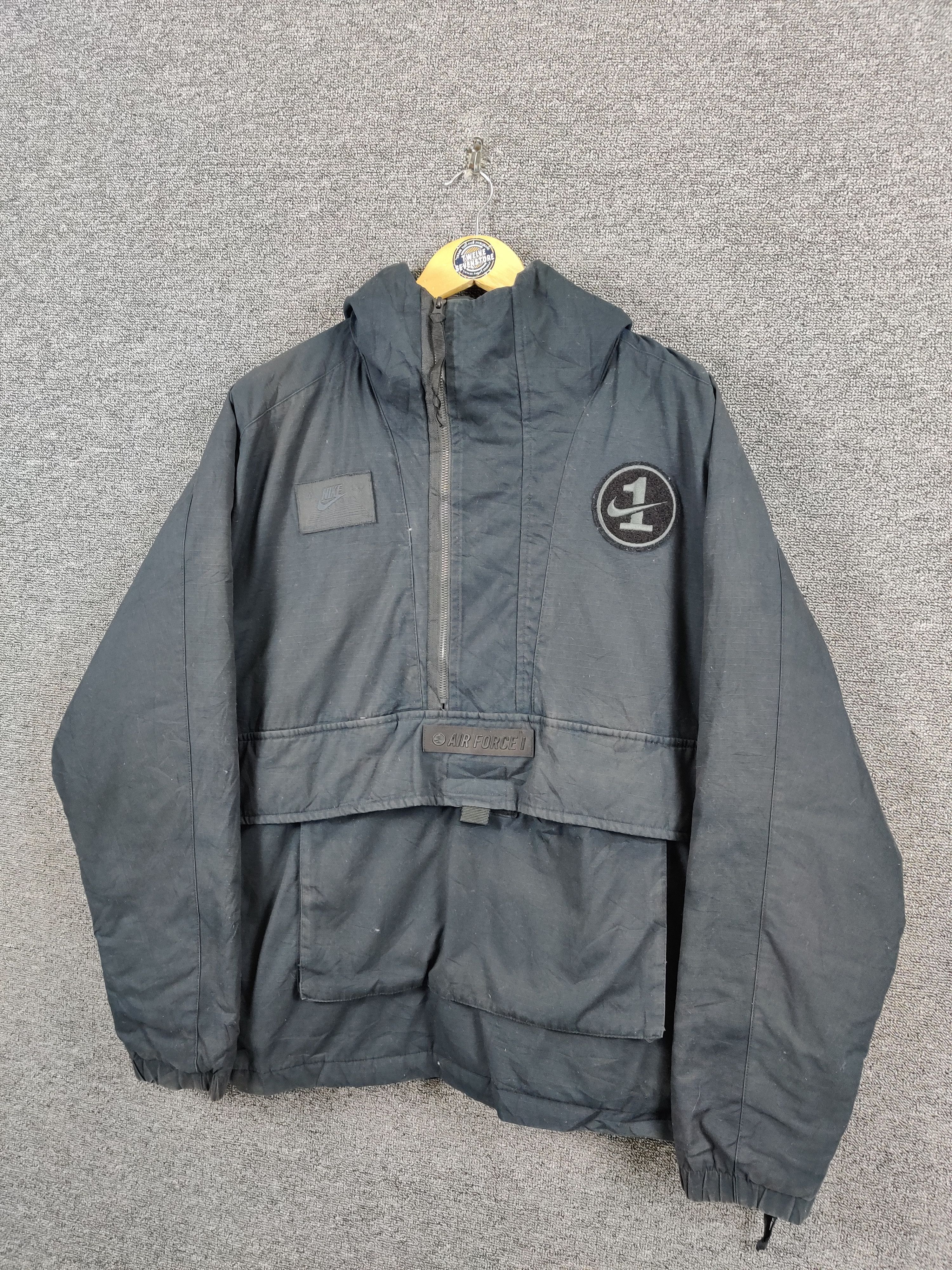 Nike Vintage Nike Air Force Anorak Jacket Size US L / EU 52-54 / 3 - 2 Thumbnail