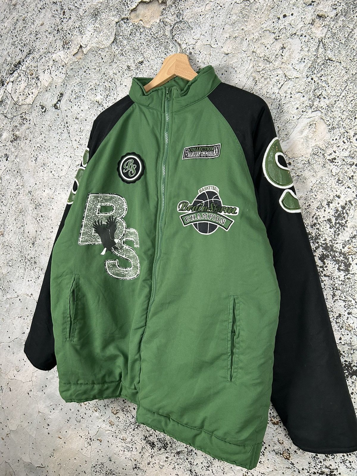 Vintage Vintage Basketball Brain Storm Light Bomber Jacket NBA Size US M / EU 48-50 / 2 - 2 Thumbnail