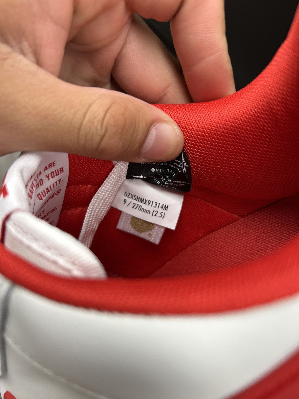 Bape BAPESTA OS #2 Size US 9 / EU 42 - 6 Thumbnail