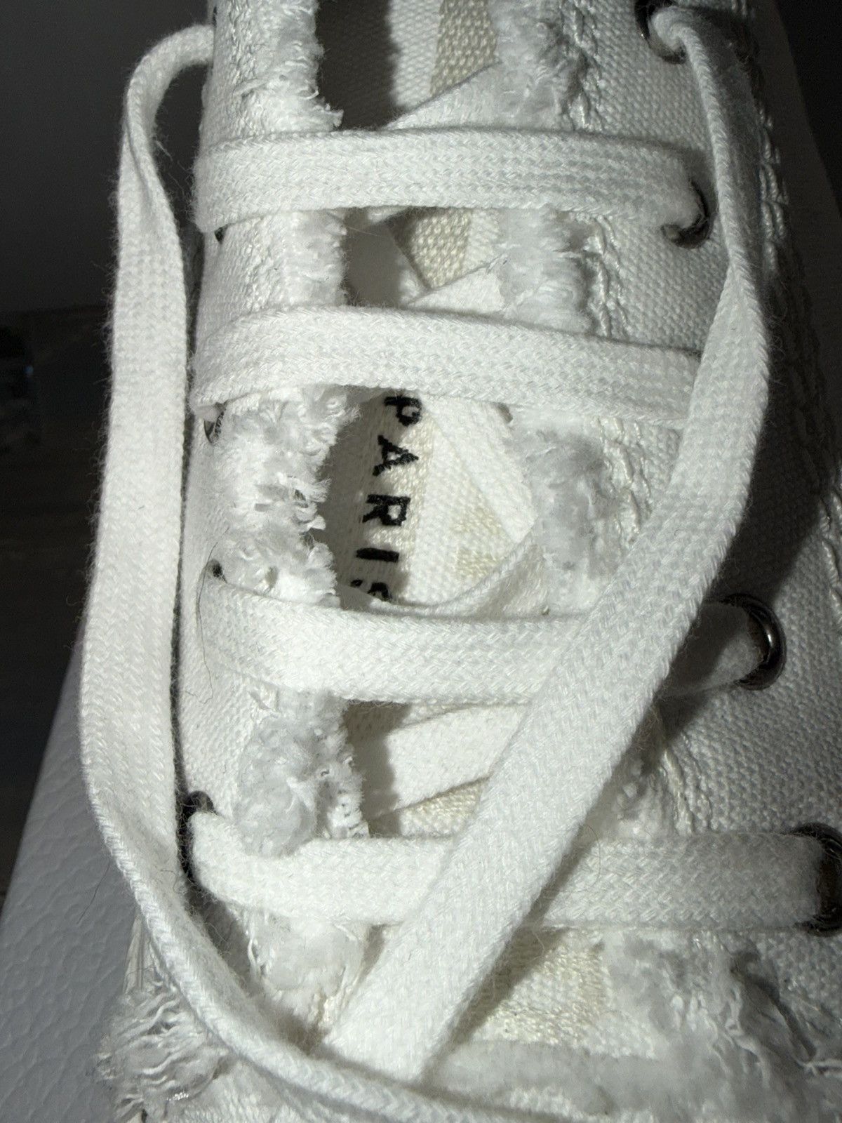 Dior WALK’N’DIOR PLATFORM SNEAKERS WHITE BLACK EMBROIDERED CANVAS Size US 10 / IT 40 - 16 Thumbnail