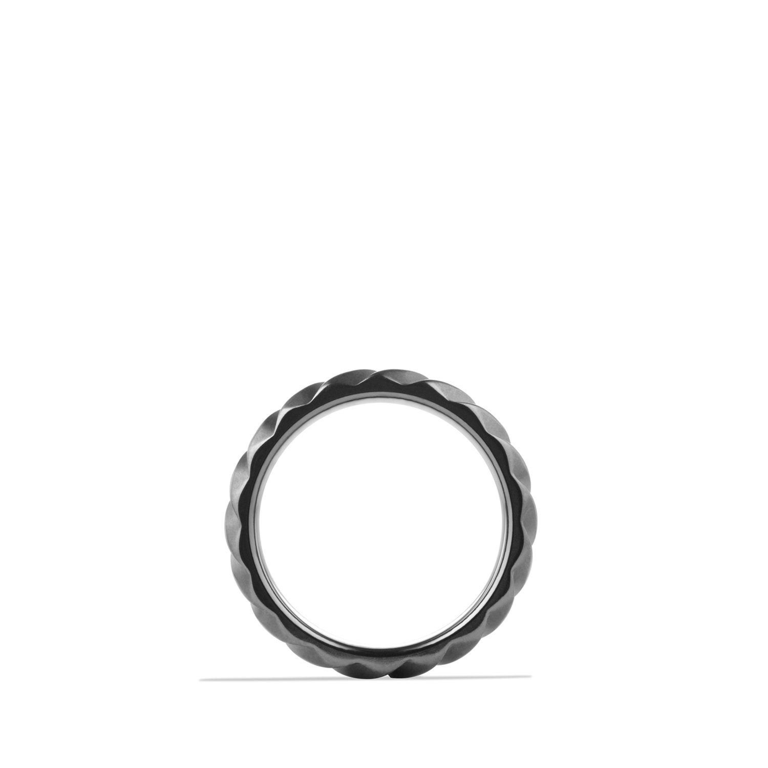 David Yurman o1w1db10526 R15463M/Size 10/Modern Cable Band Ring in Black Size ONE SIZE - 2 Thumbnail