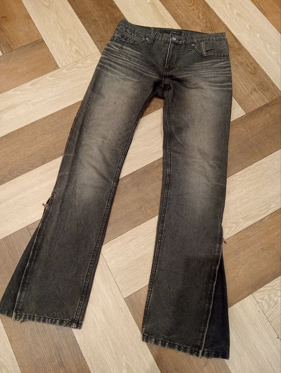 Roen ROEN X HIROMU TAKAHARA SKULLS LEATHER POCKET JEANS Size US 30 / EU 46 - 8 Thumbnail