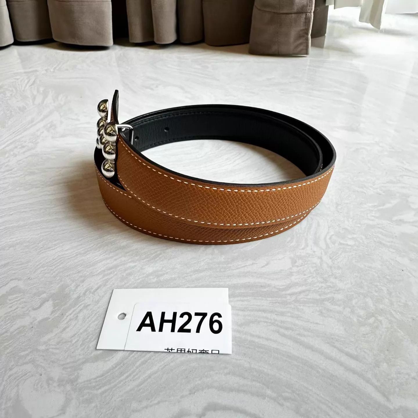 Hermes Hermès Reversible Belt Y-Stamp 80 Mint AH276 Size ONE SIZE - 2 Thumbnail