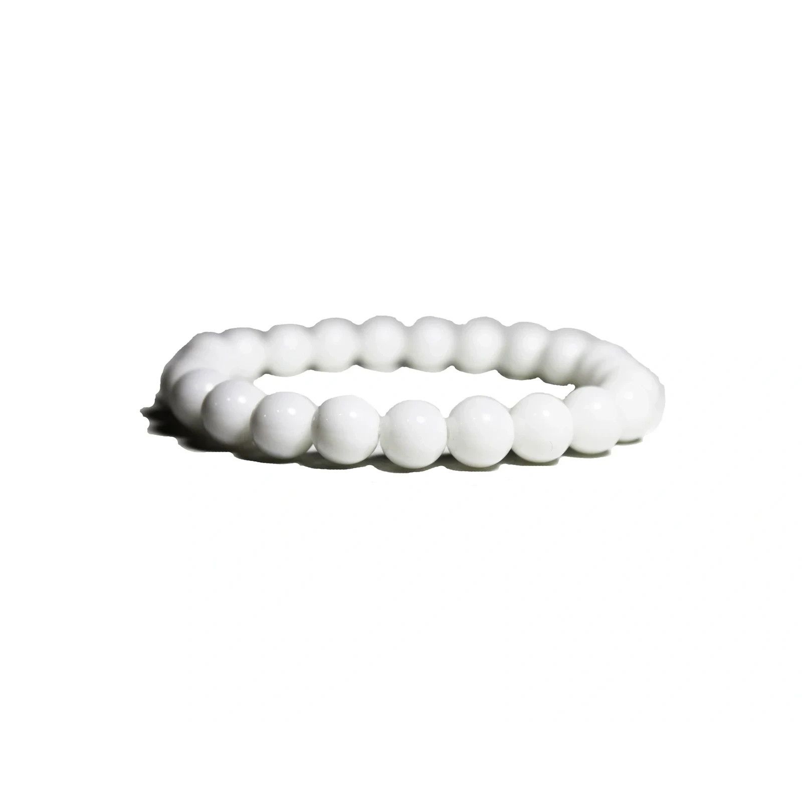 Jewelry 🔴 Bracelet - White Alabaster Size ONE SIZE - 1 Preview