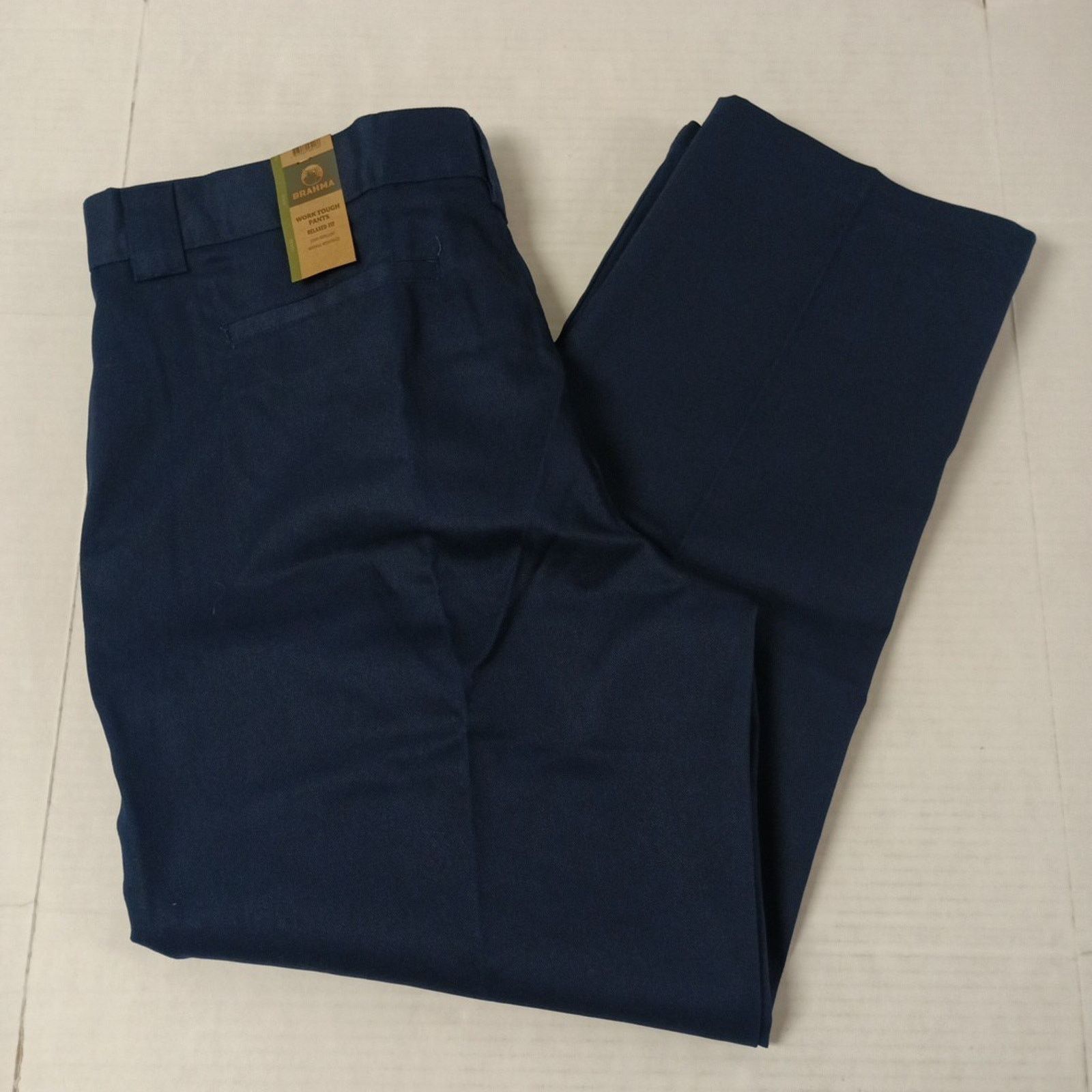 Other Brahma Men's Work Tough Pants Size 42x32 Blue Relaxed Fit Size US 42 / EU 58 - 1 Thumbnail