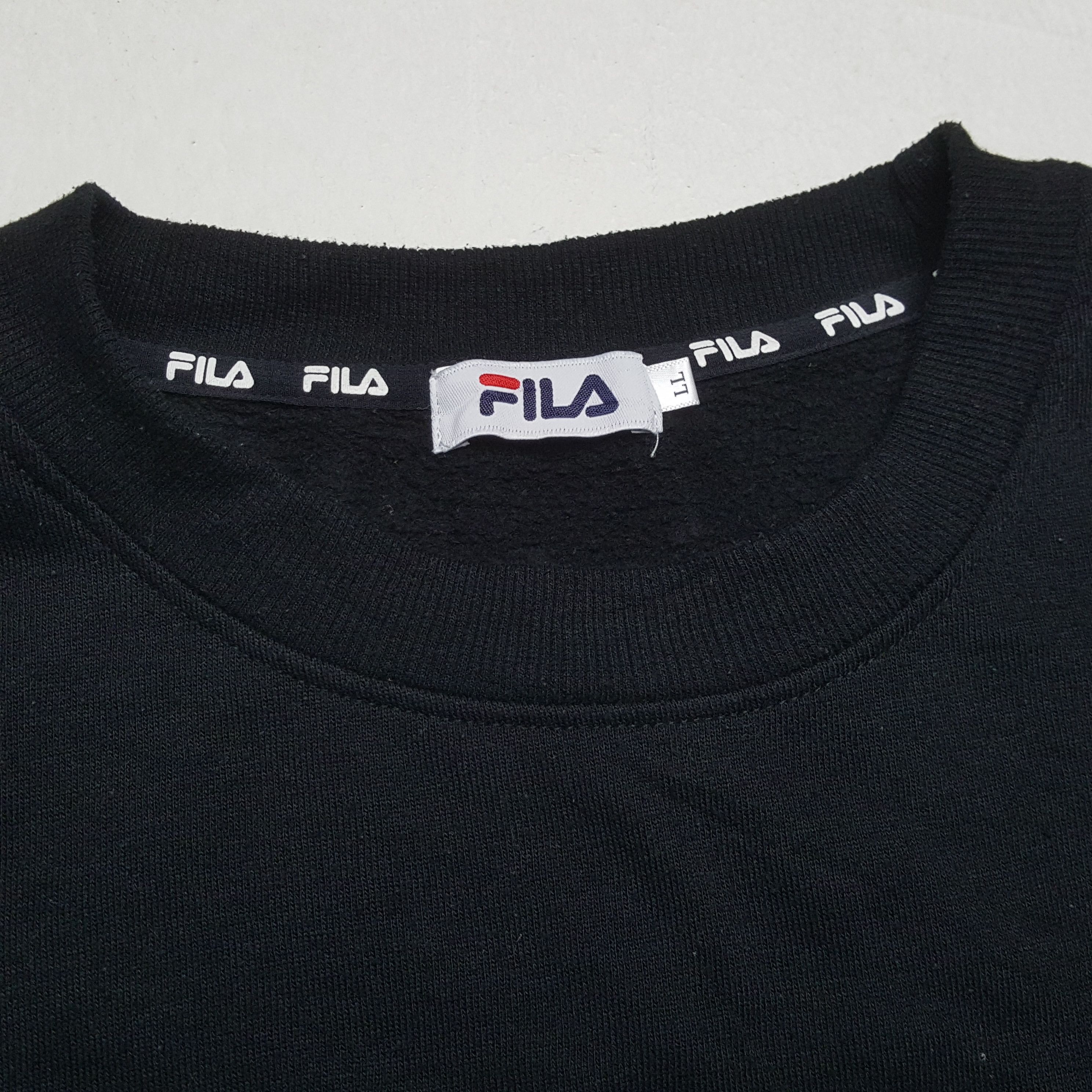 Fila × Vintage FILA Center Spellout Design Sports Brand Sweatshirt Size US L / EU 52-54 / 3 - 10 Thumbnail